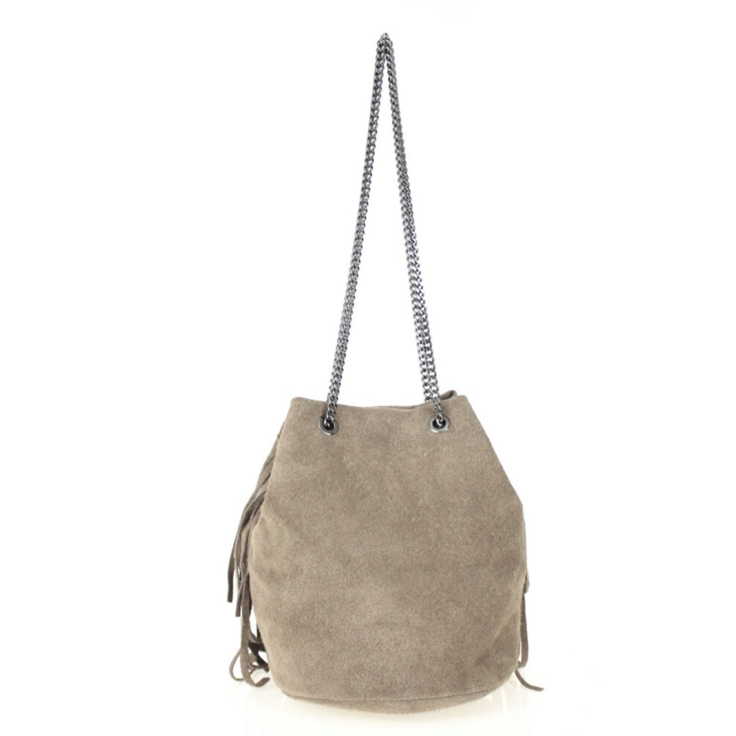 The Small Fringed Suede Bag