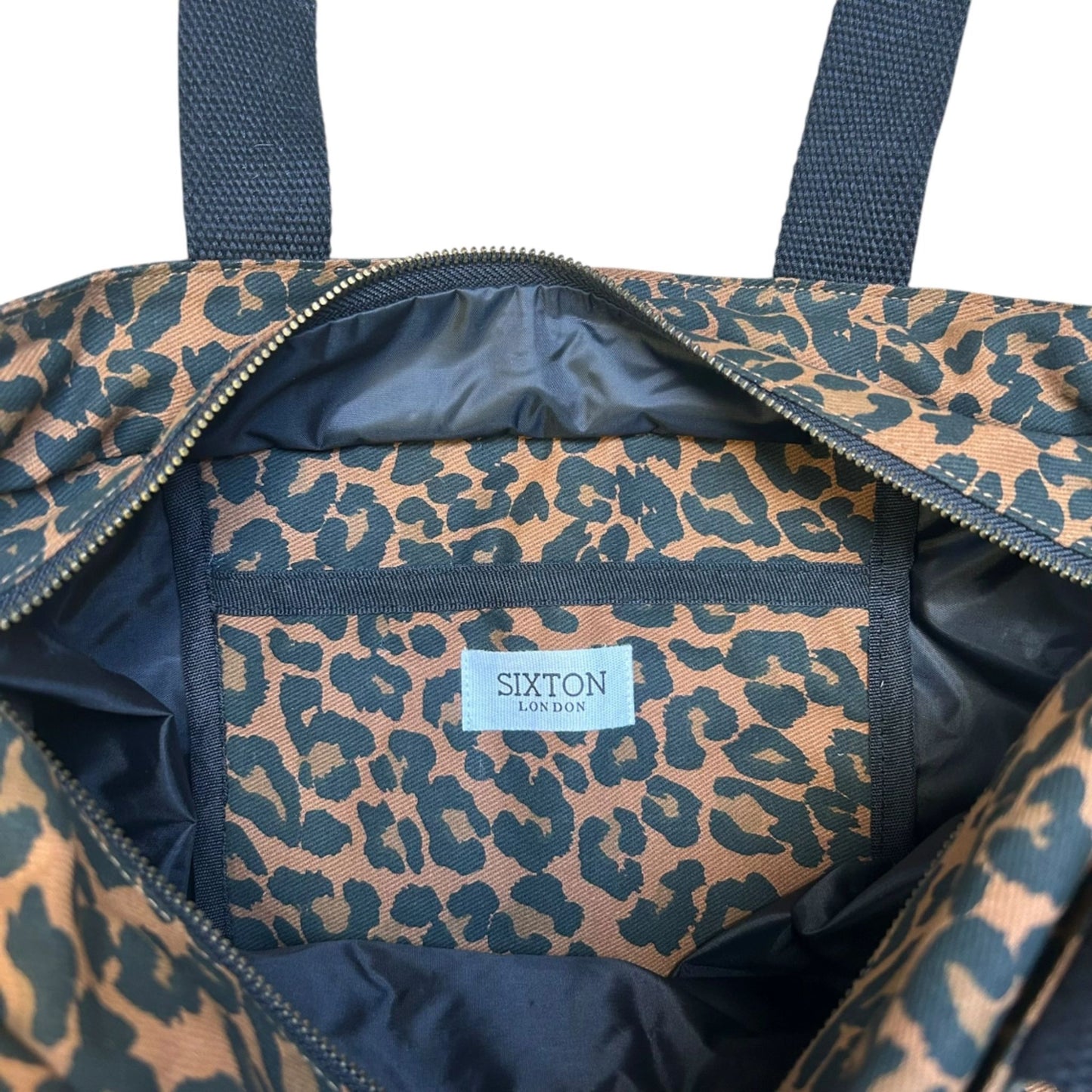 Large Leopard Print Tote Bag