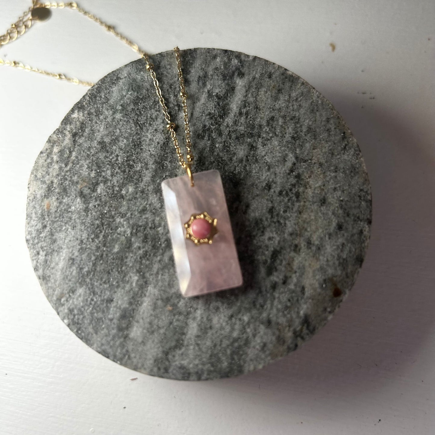 Pink Stone Pendant