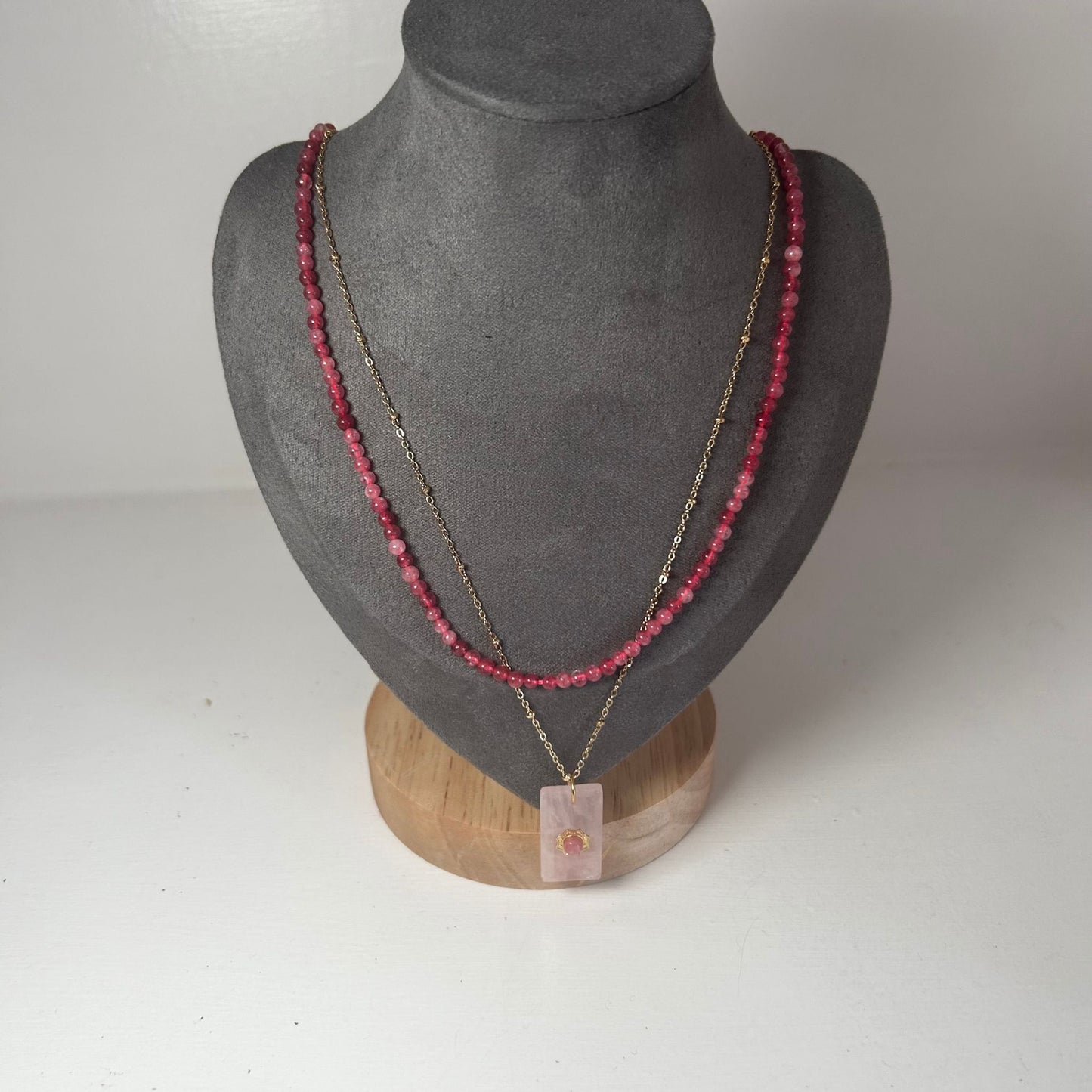 Natural Stone Beaded Necklaces