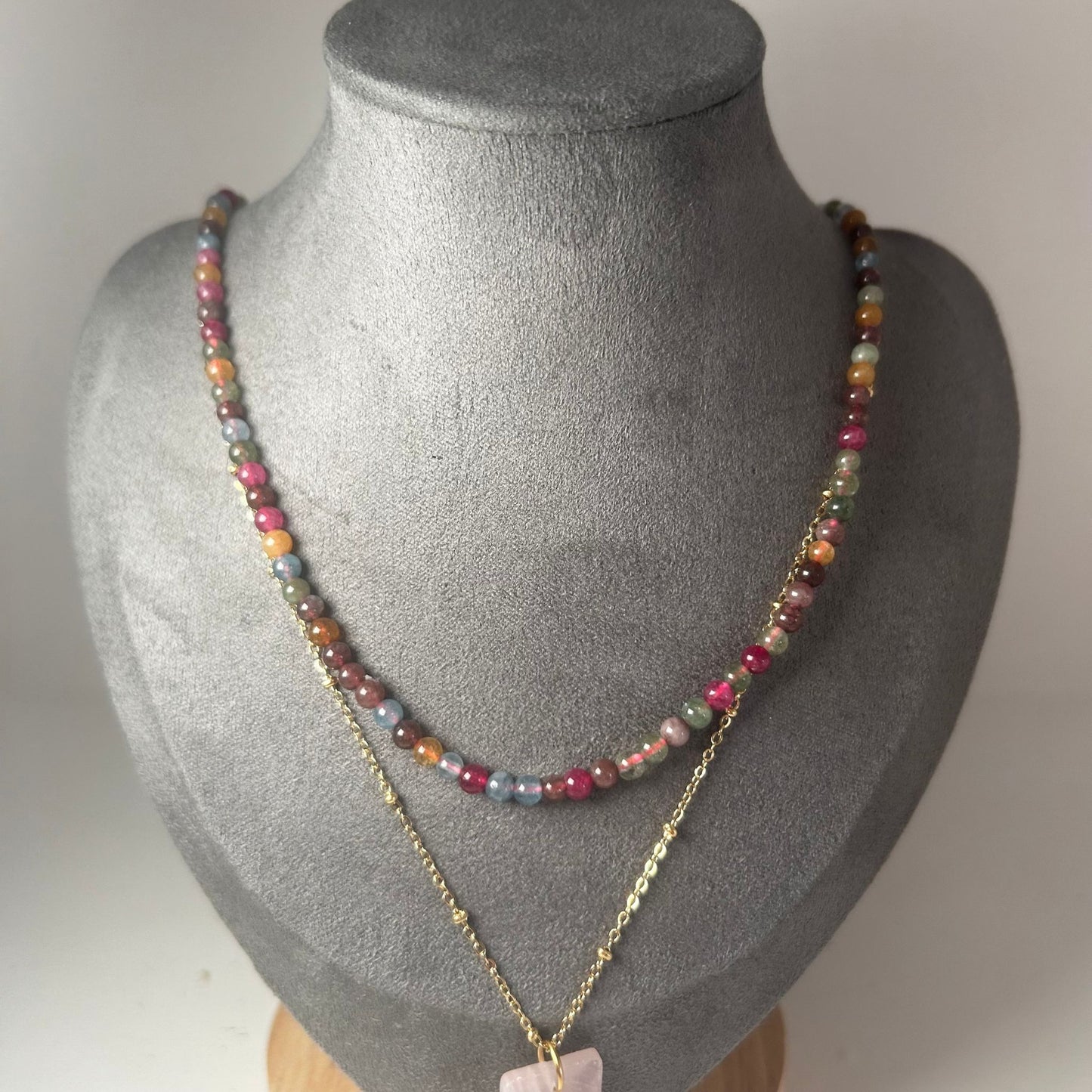 Natural Stone Beaded Necklaces