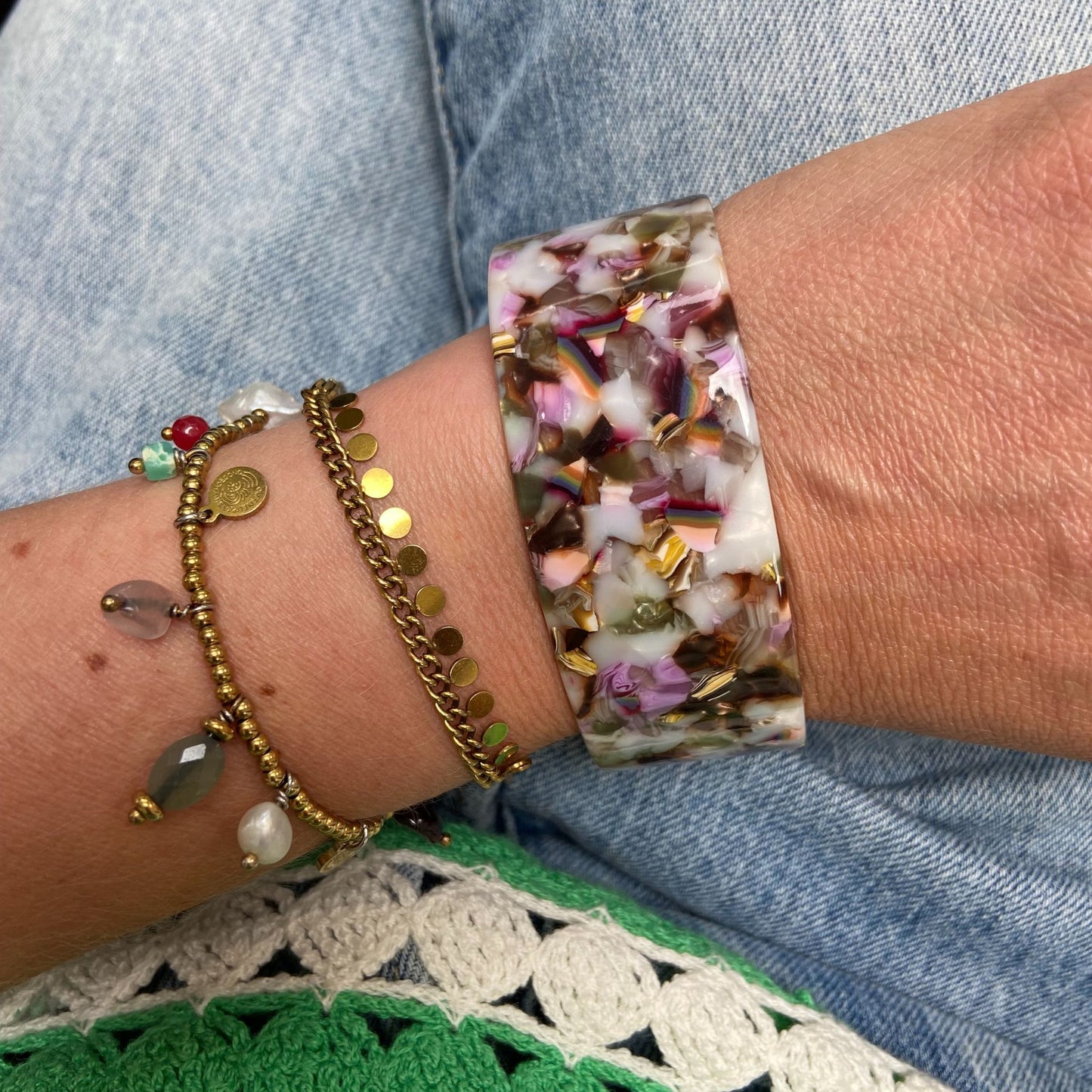 Statement Resin Cuffs