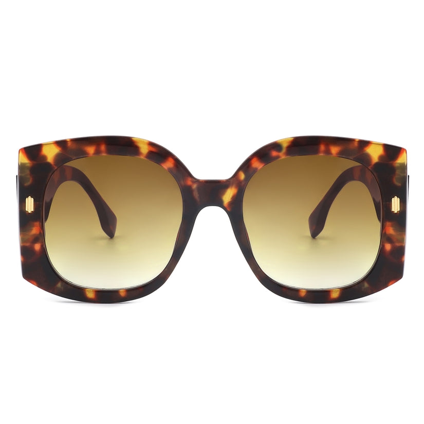 Oversized Retro Art Deco Sunglasses