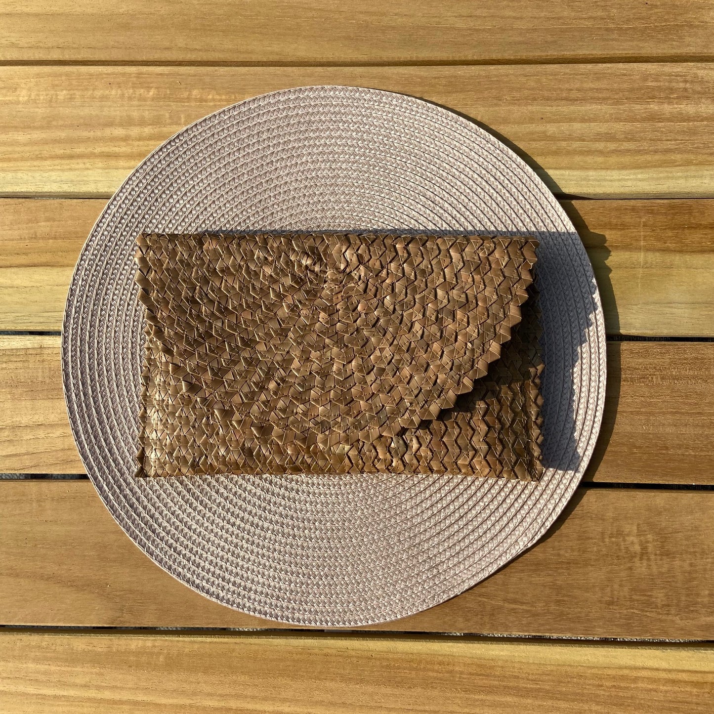 The Raffia Clutch Bag