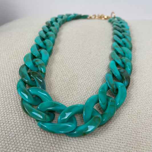 Small Chunky Link Statement Necklaces