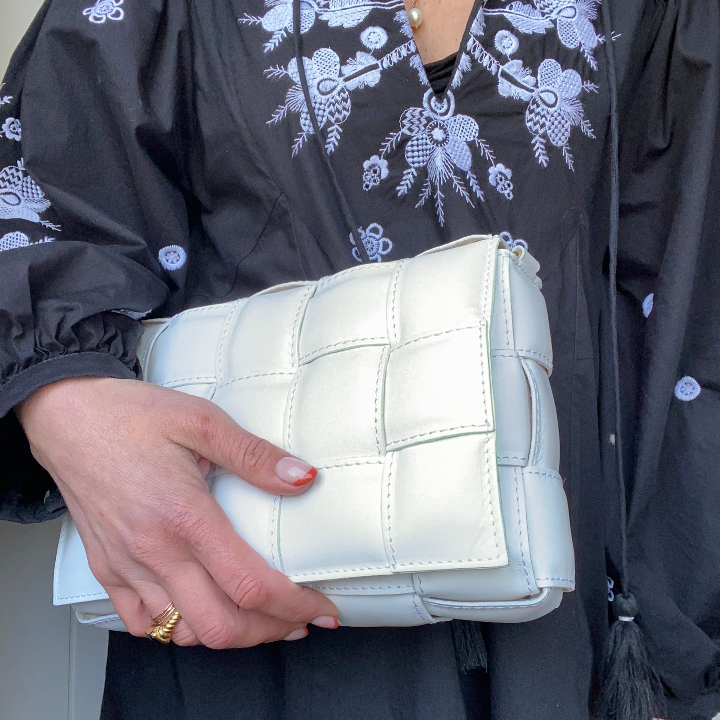 The Woven Padded Leather Bag
