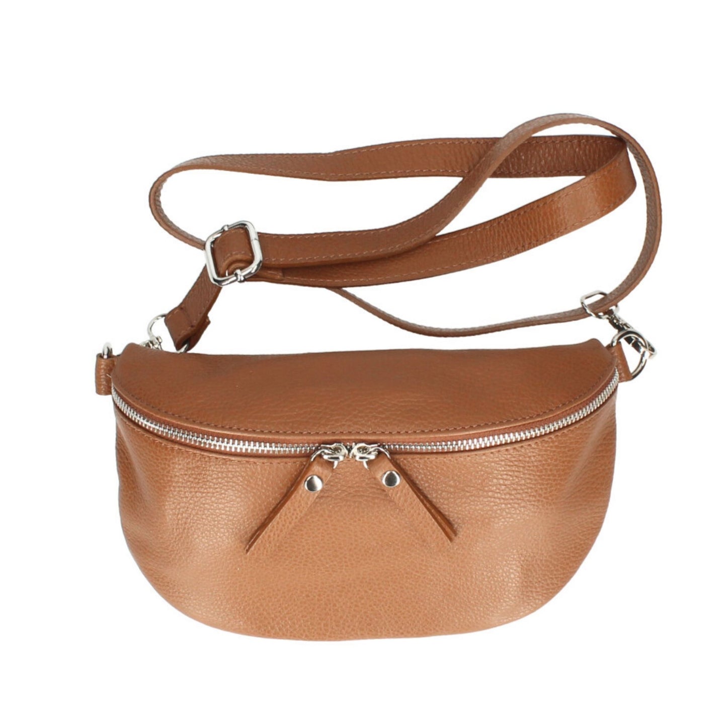 tan leather bumbag