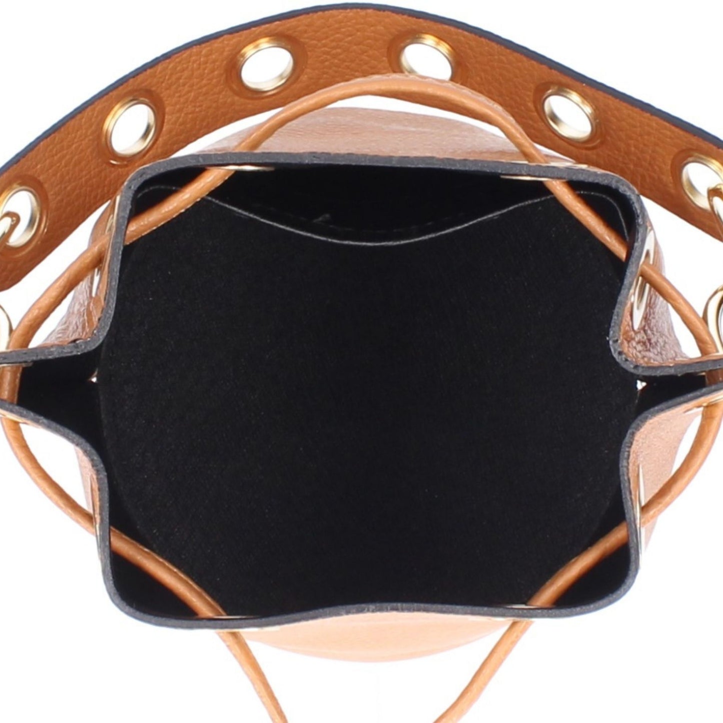 inside view bucket bag