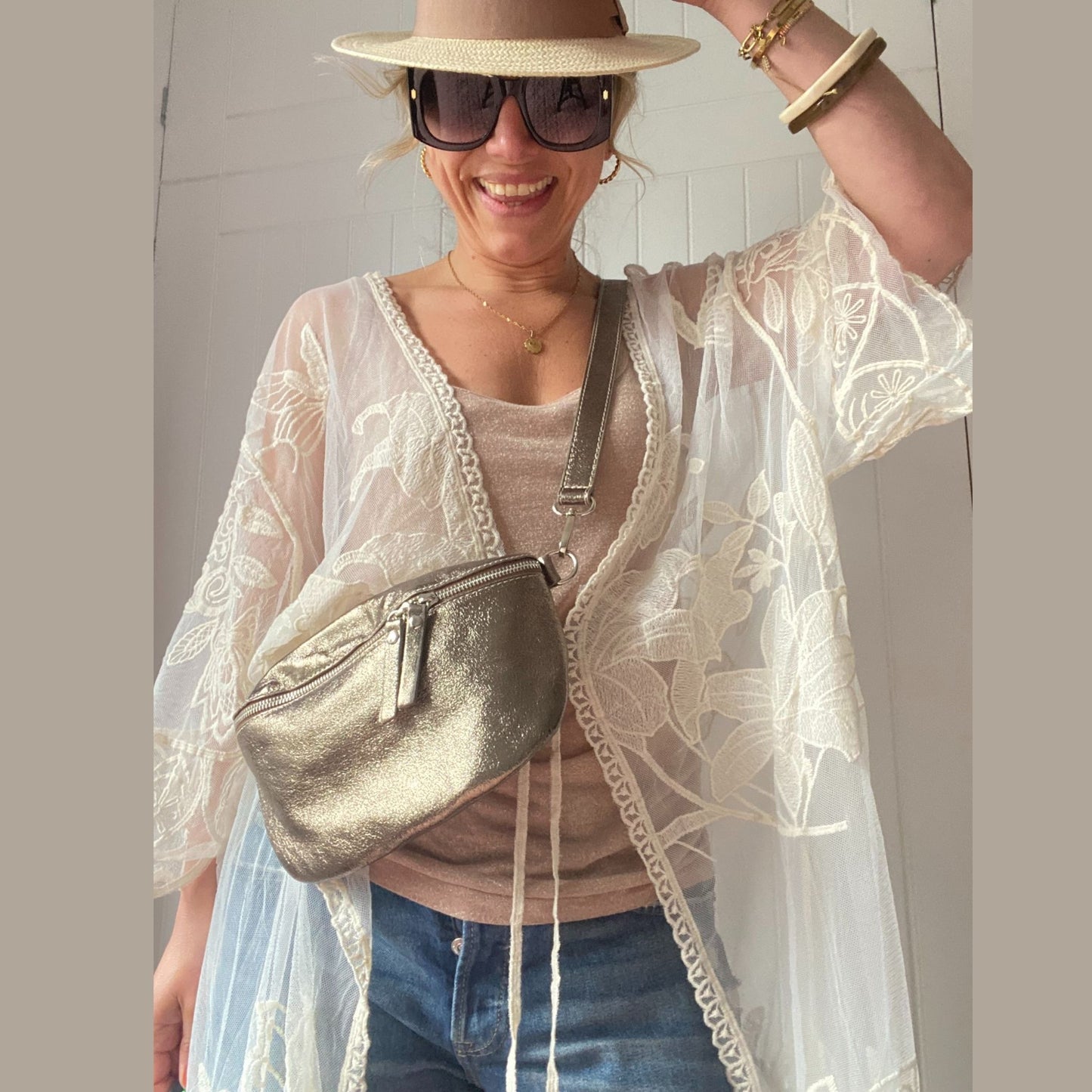 Vintage Style Lace Kimono