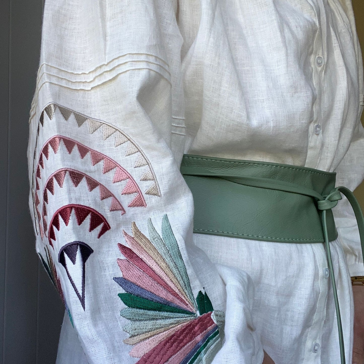 The Obi Leather Wrap Belt