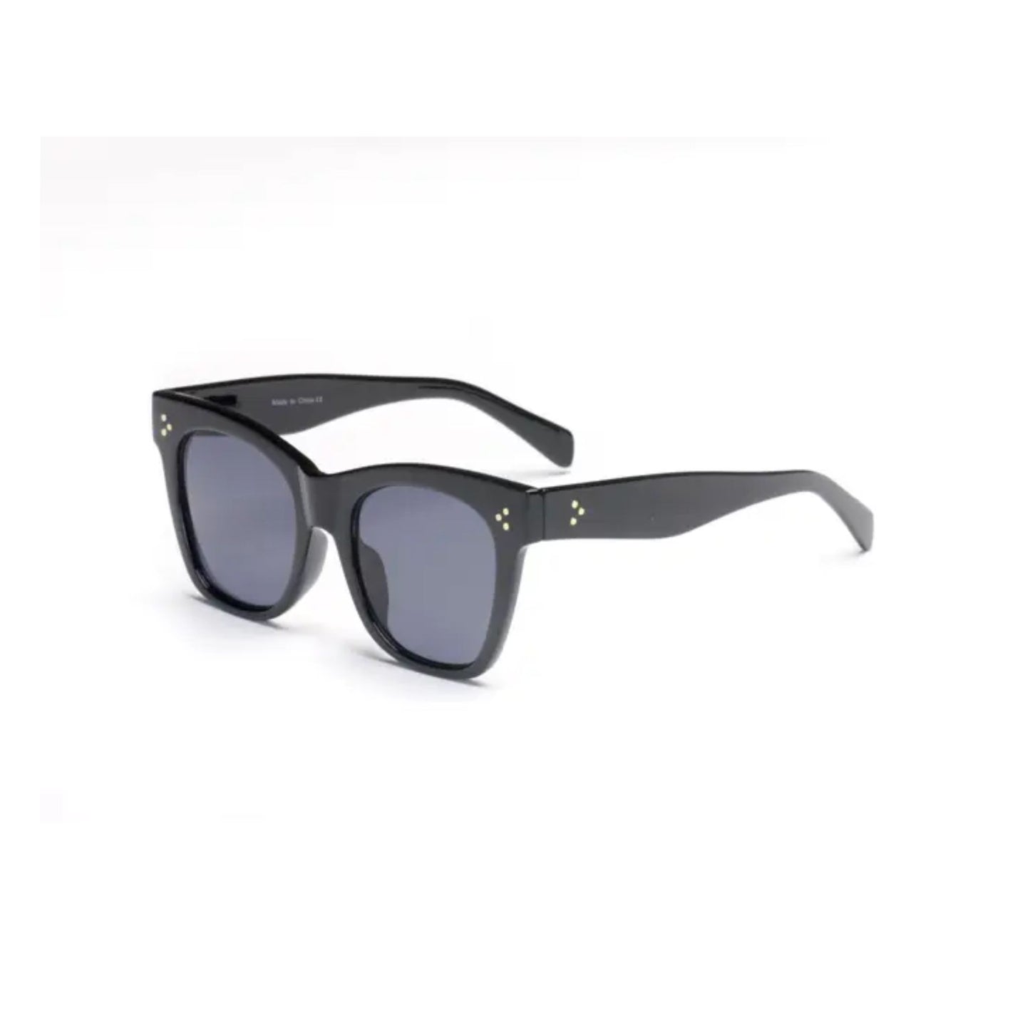 cat eye wayfarer sunglasses side view