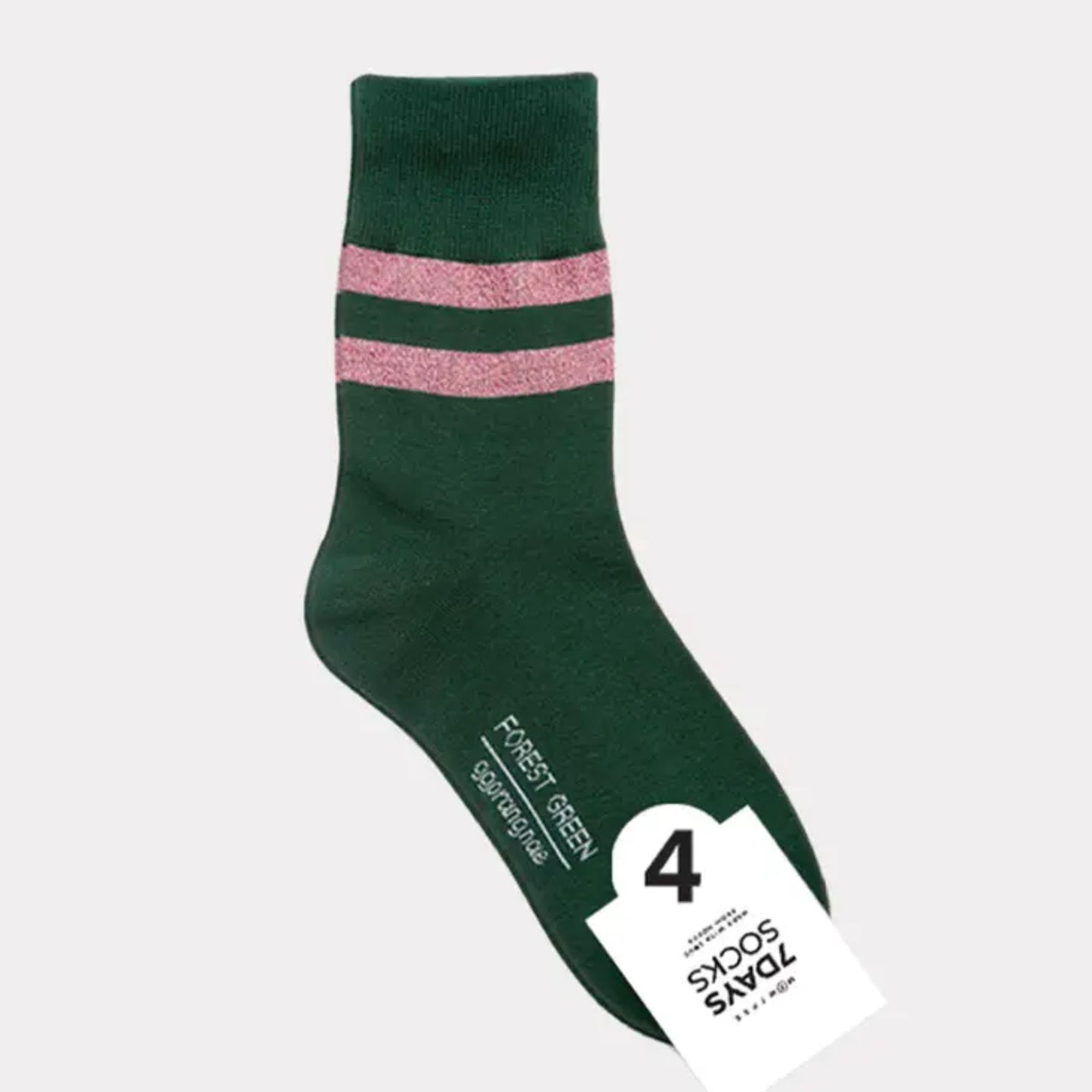 Glitter Stripe Socks