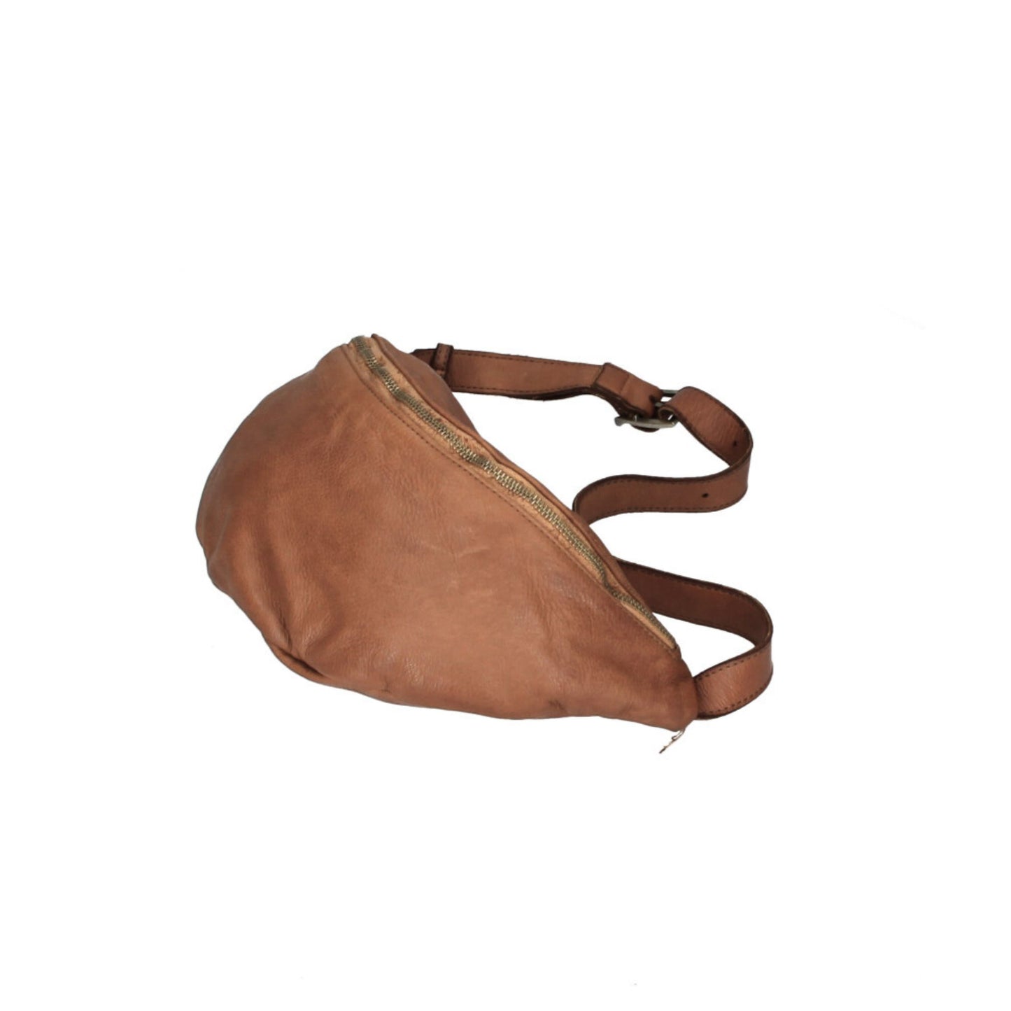 View of the bumbag showing the zip pocket.