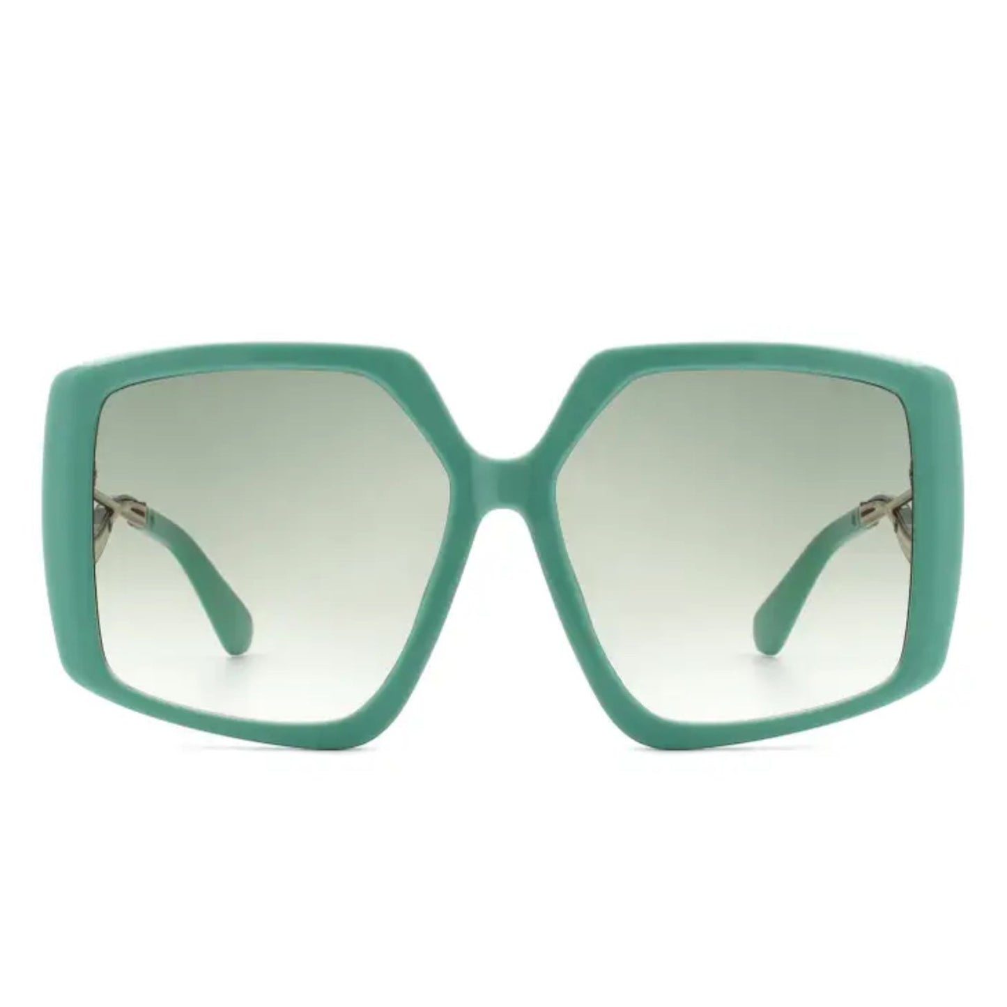 Oversized Curved Arm Ladies Sunglasses