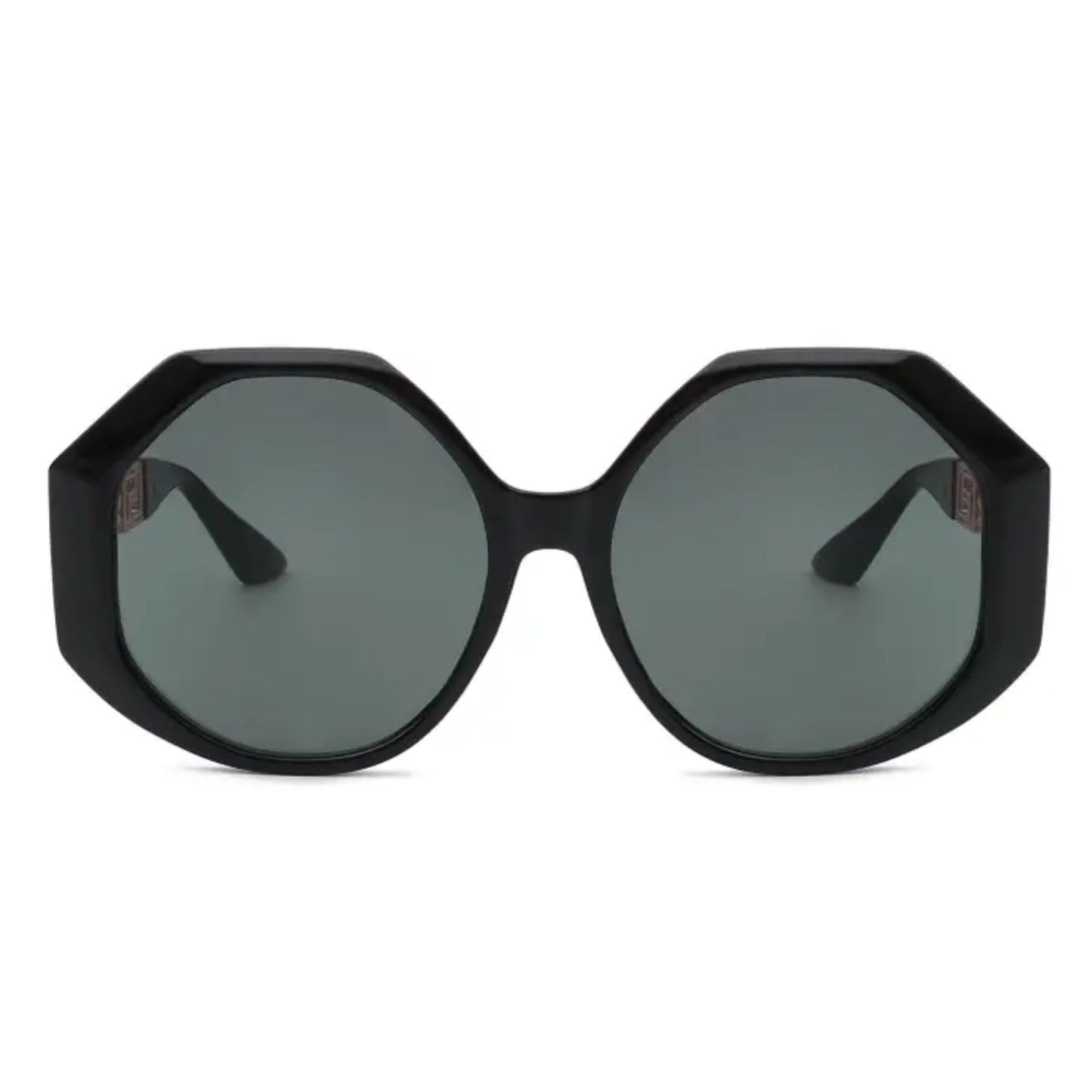 Oversized Round Geometric Ladies Sunglasses