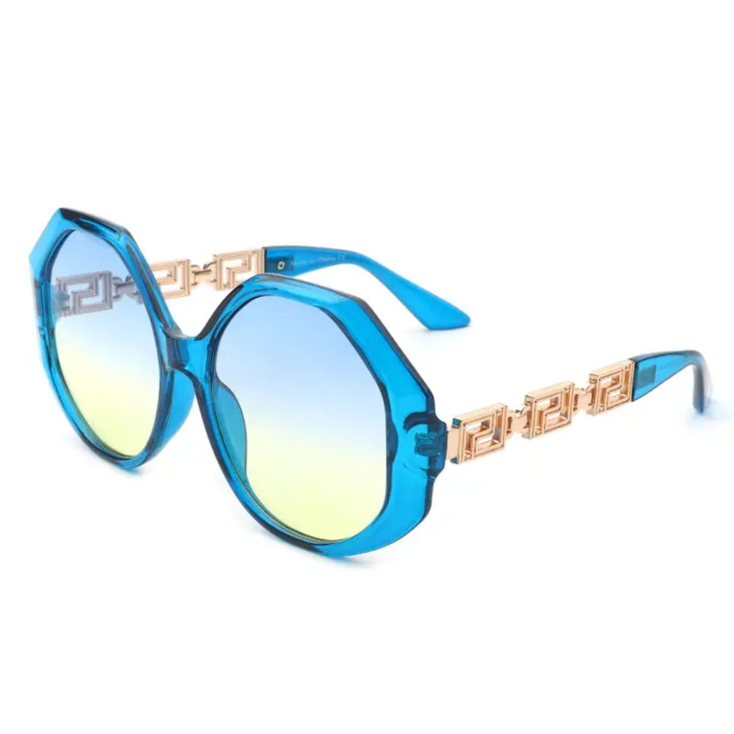Oversized Round Geometric Ladies Sunglasses