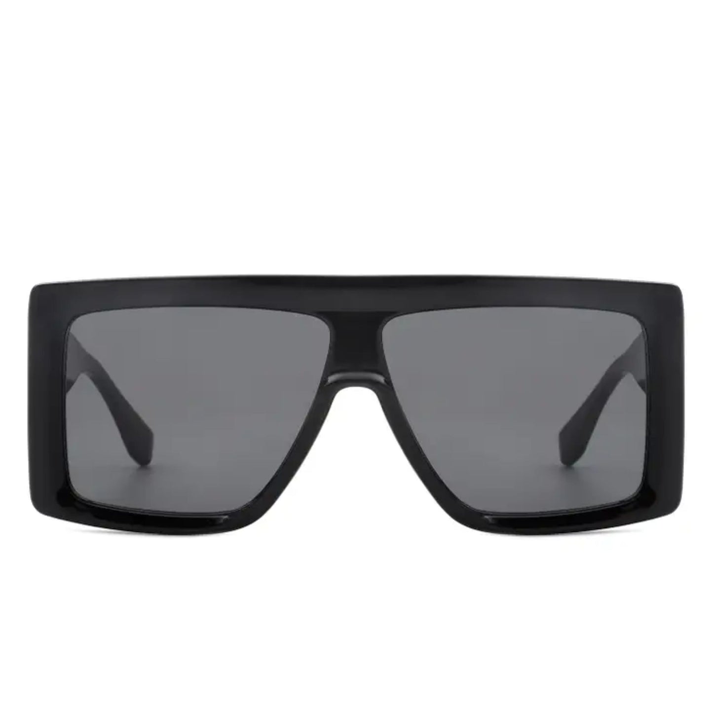 Oversized Retro Aviator Sunglasses