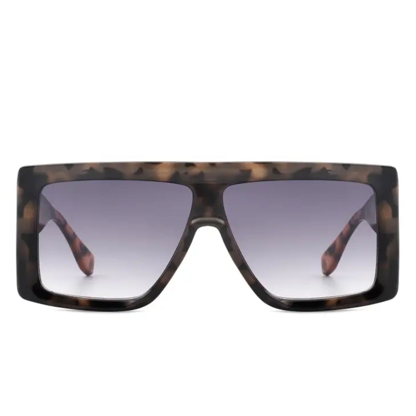 Oversized Retro Aviator Sunglasses