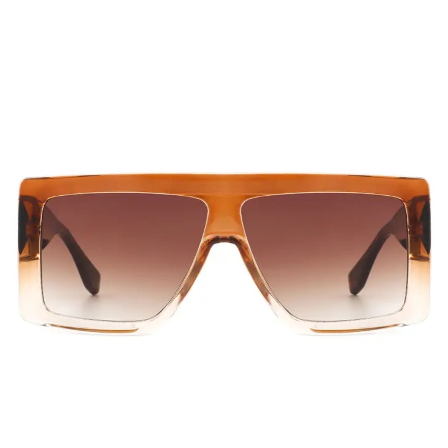 Oversized Retro Aviator Sunglasses
