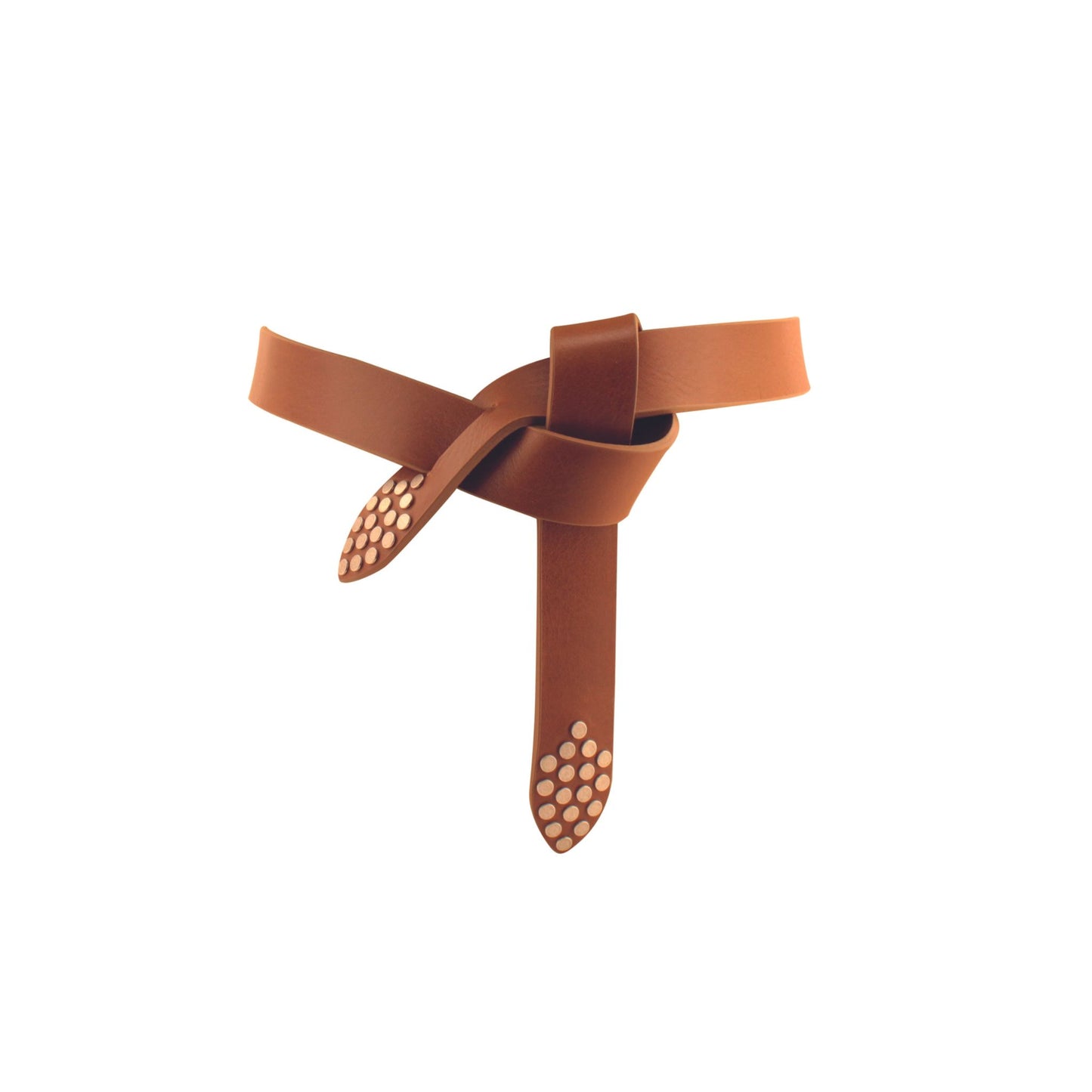 Studded Leather Knot Belts