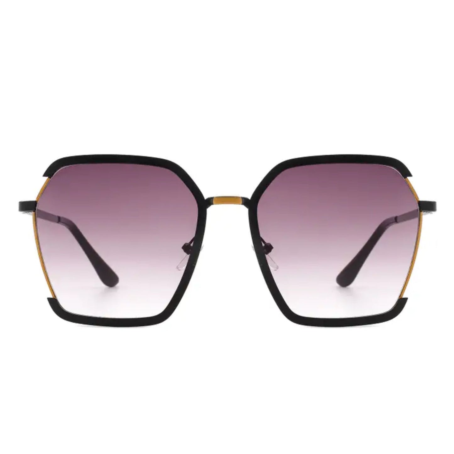 Oversized Half Frame Sunglasses