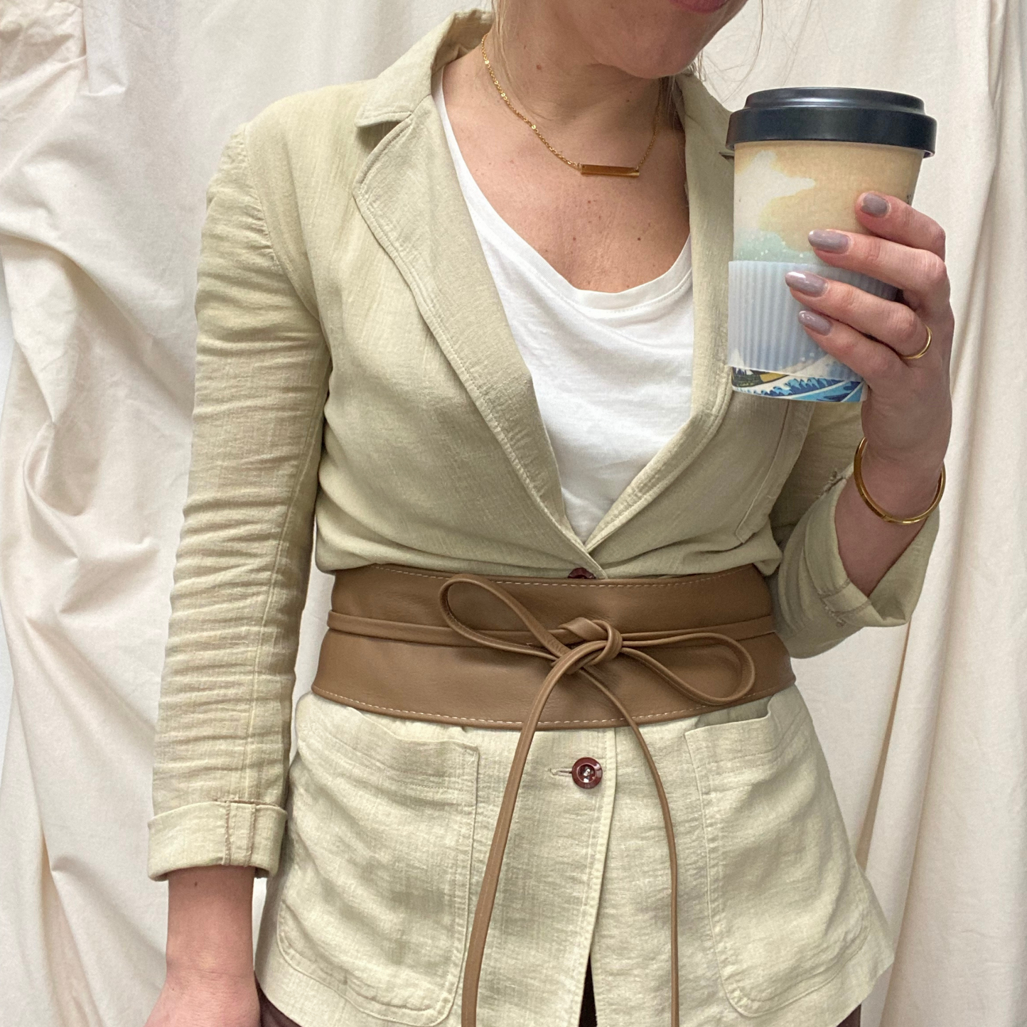 The Obi Leather Wrap Belt
