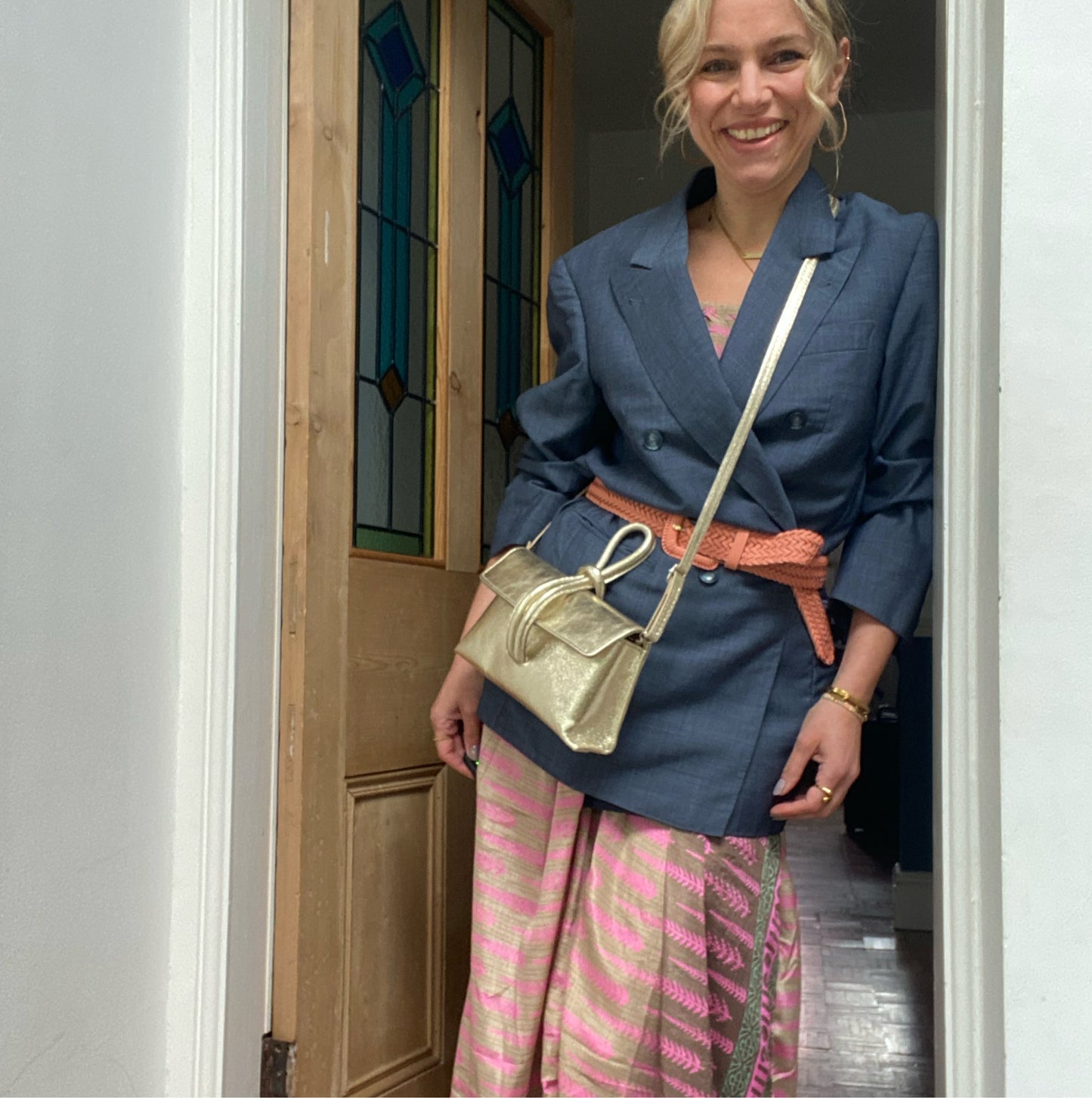 The Leather Top Handle Bag