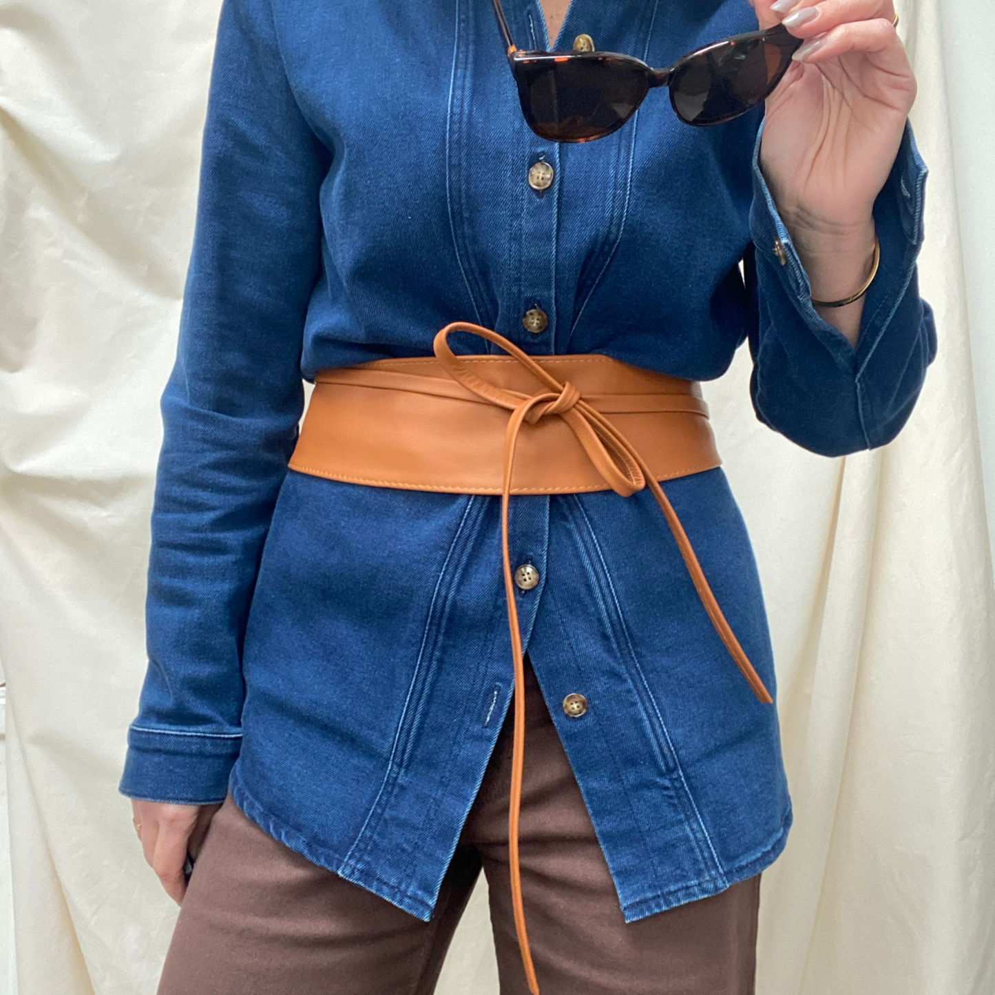 The Obi Leather Wrap Belt