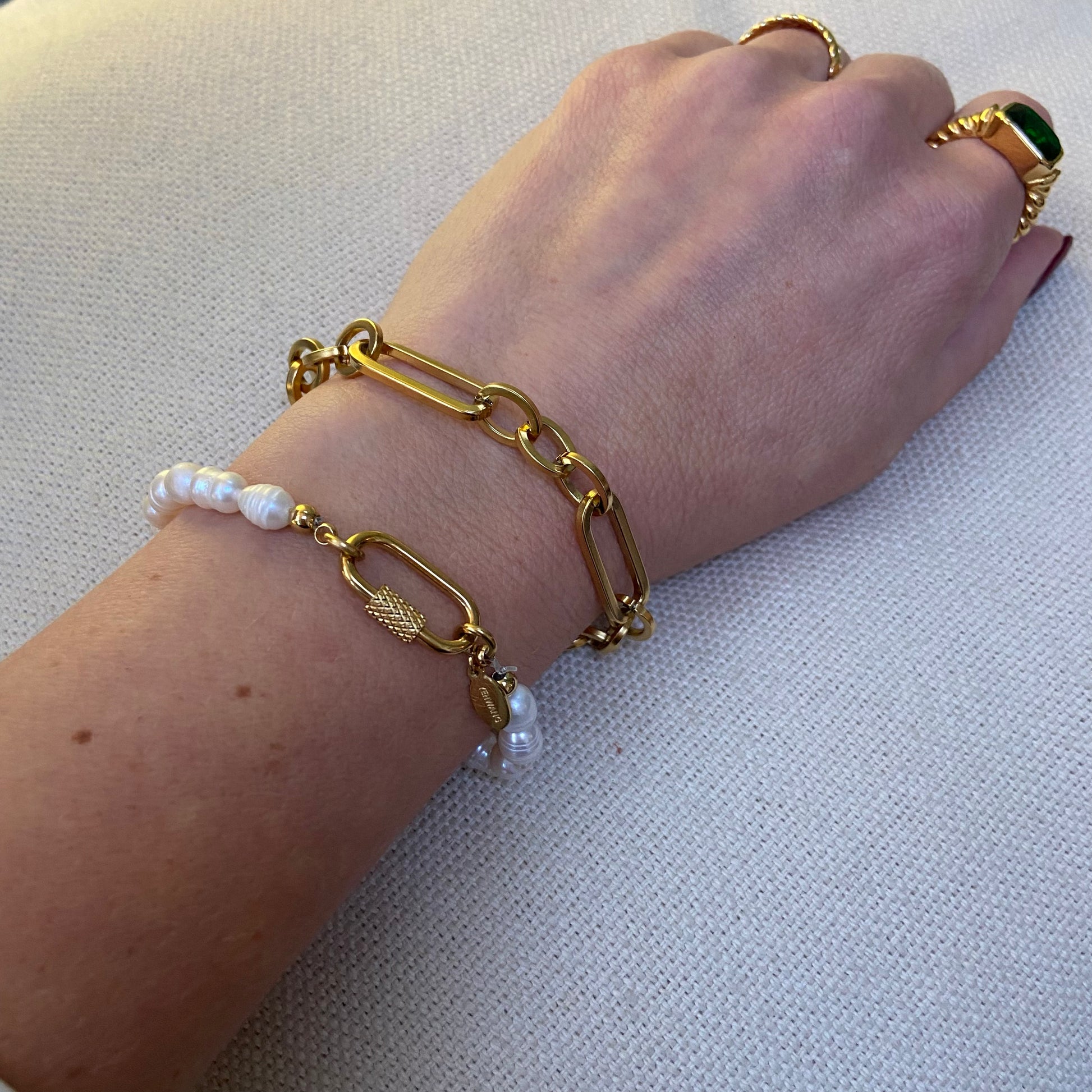 gold plated bracelet