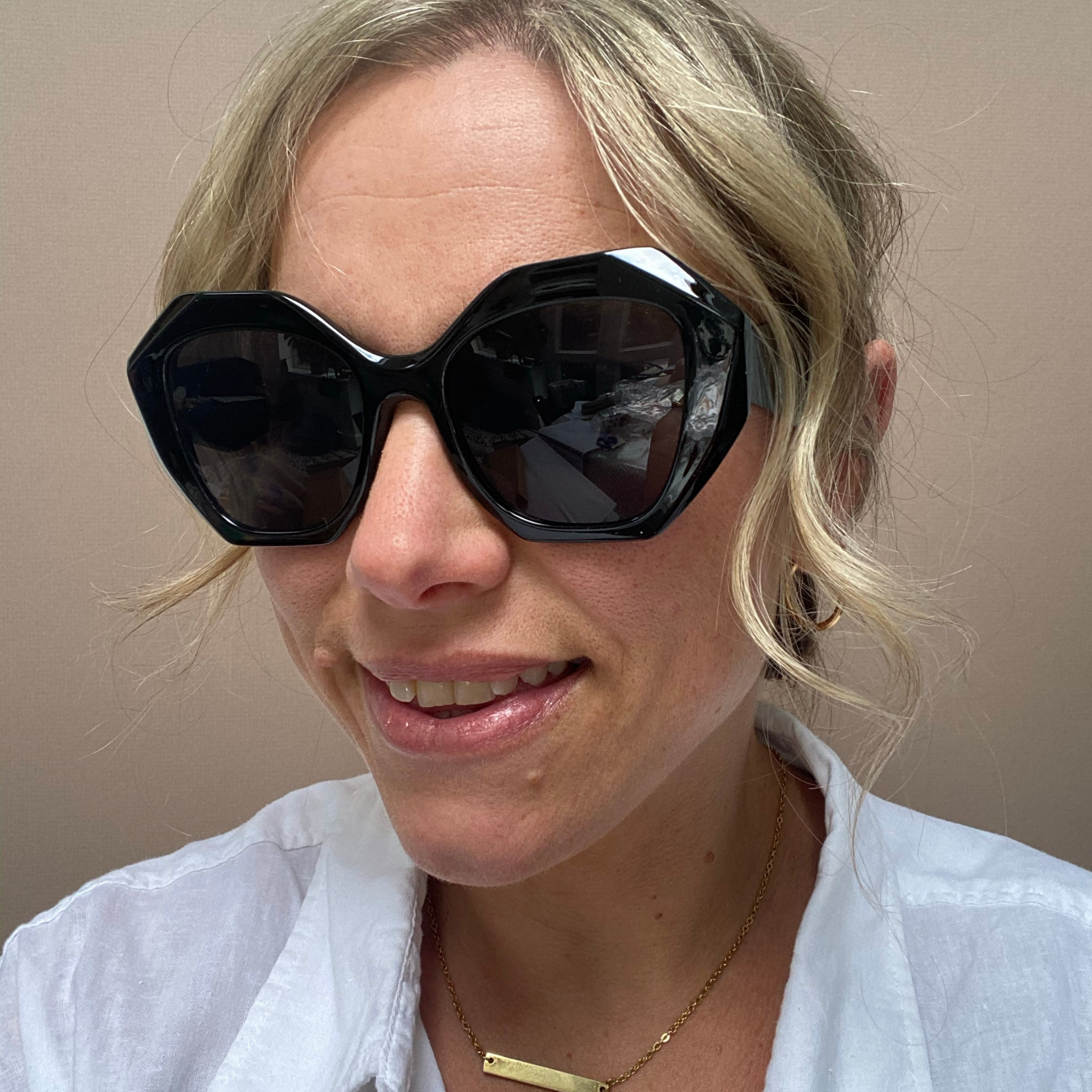 Black Octagonal sunglasses