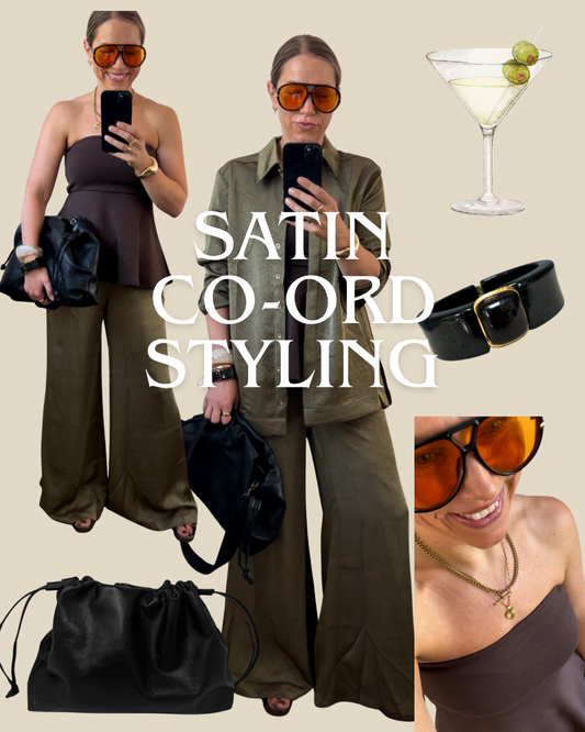 Get the look - Satin Co-ord styling
