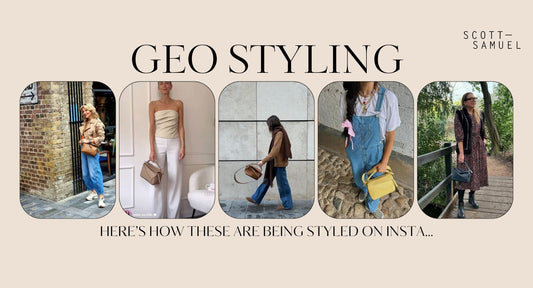 Geometric Bag Styling