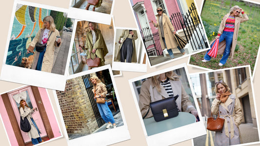 Which bag goes best with a trench coat?