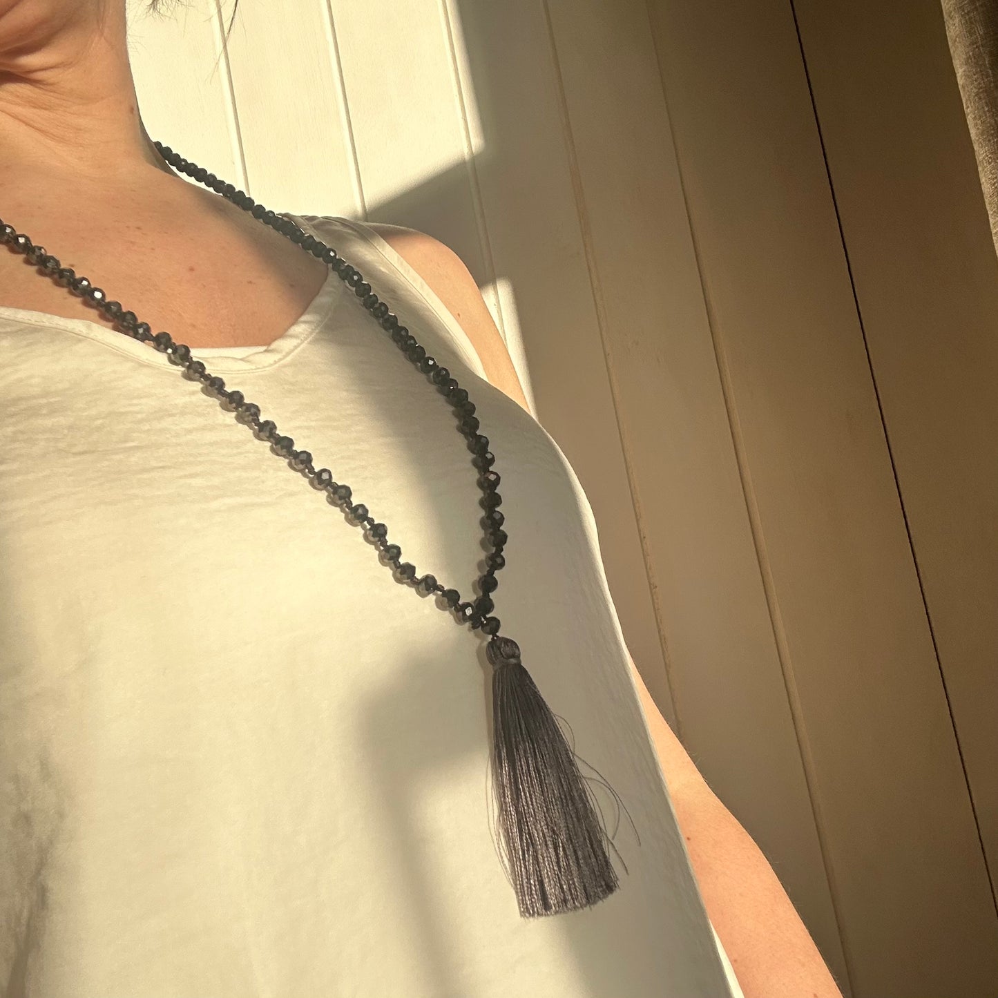 Beaded Long Tassel Necklaces
