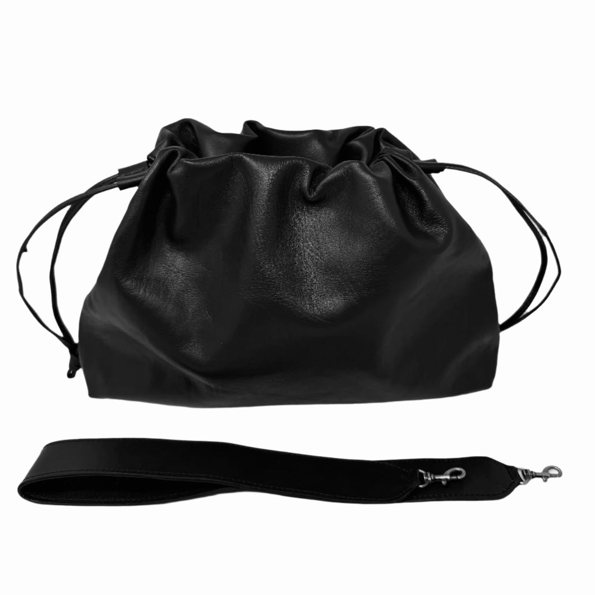 Large Drawstring Slouch Tote