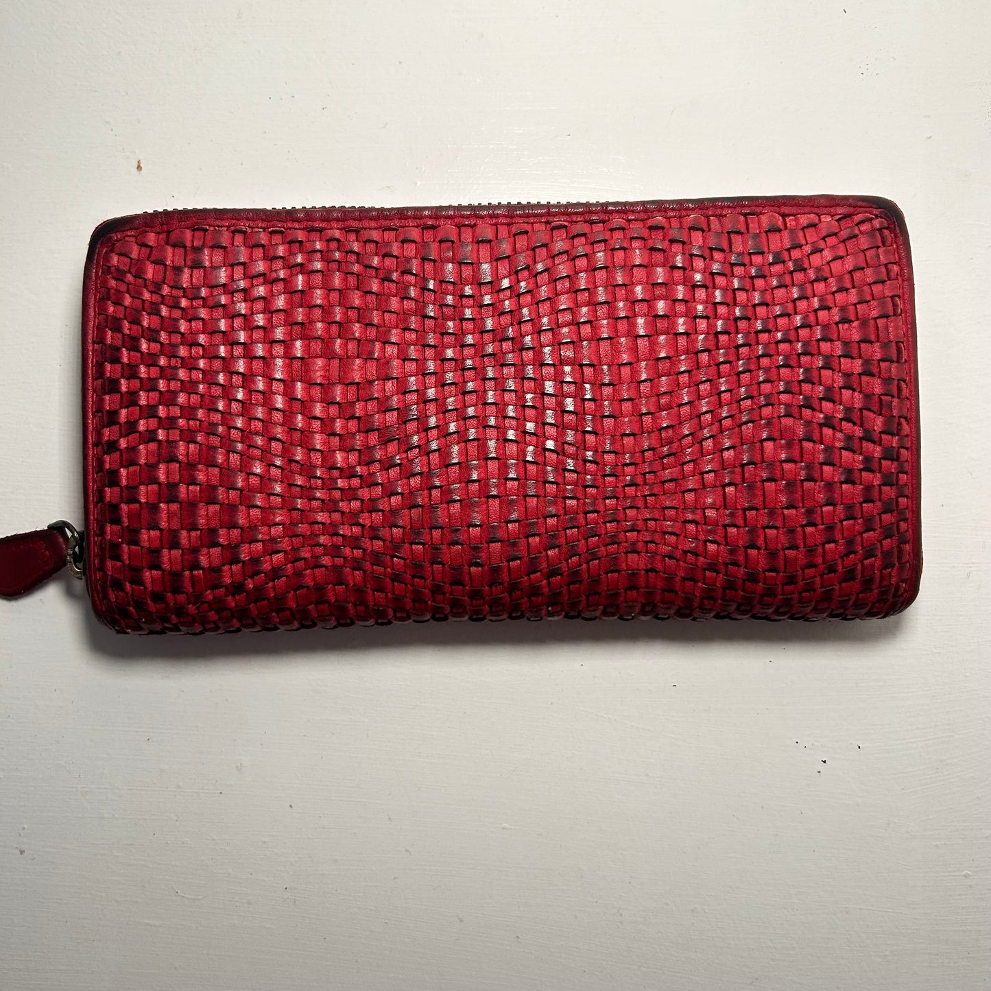 Woven Leather Purses Large