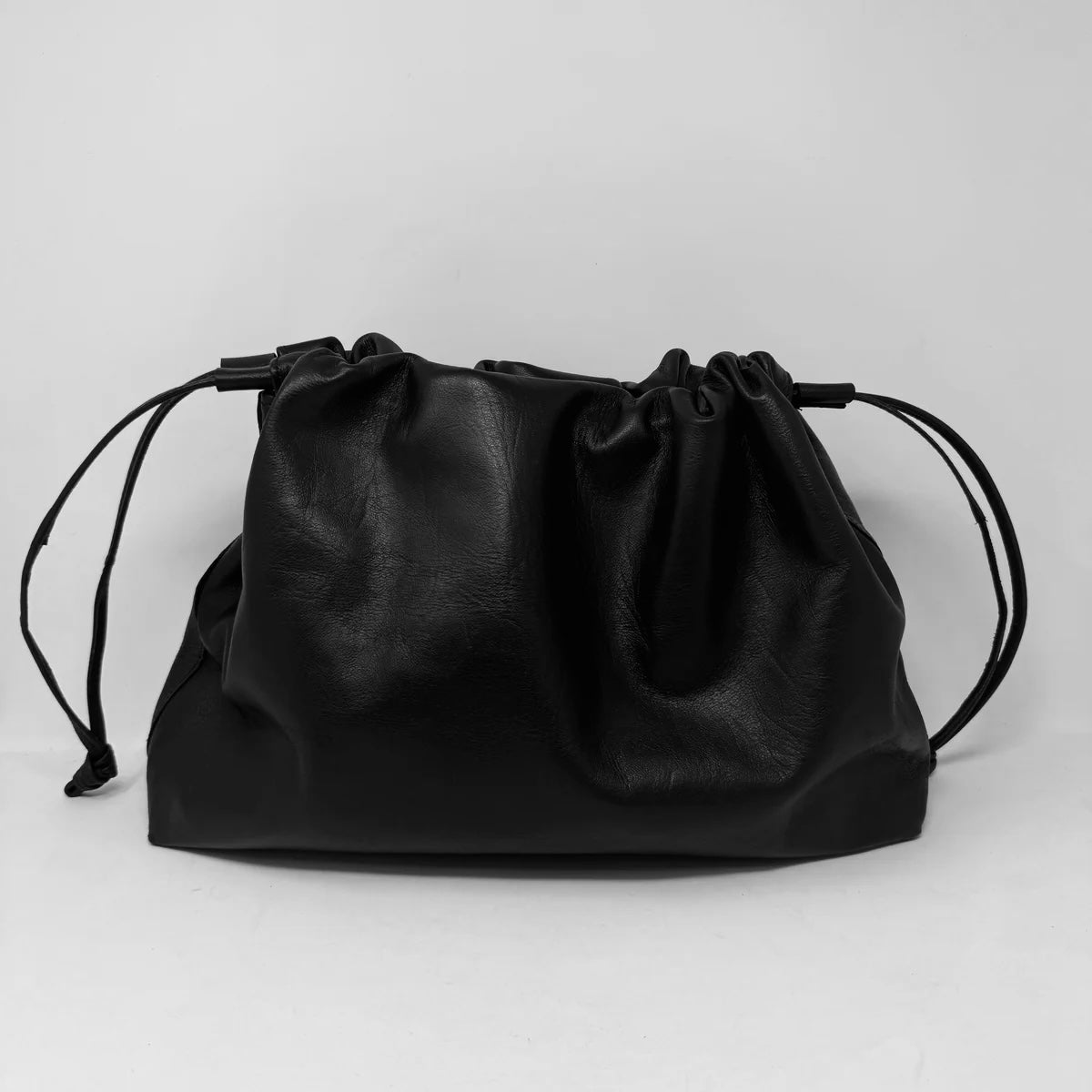 Large Drawstring Slouch Tote