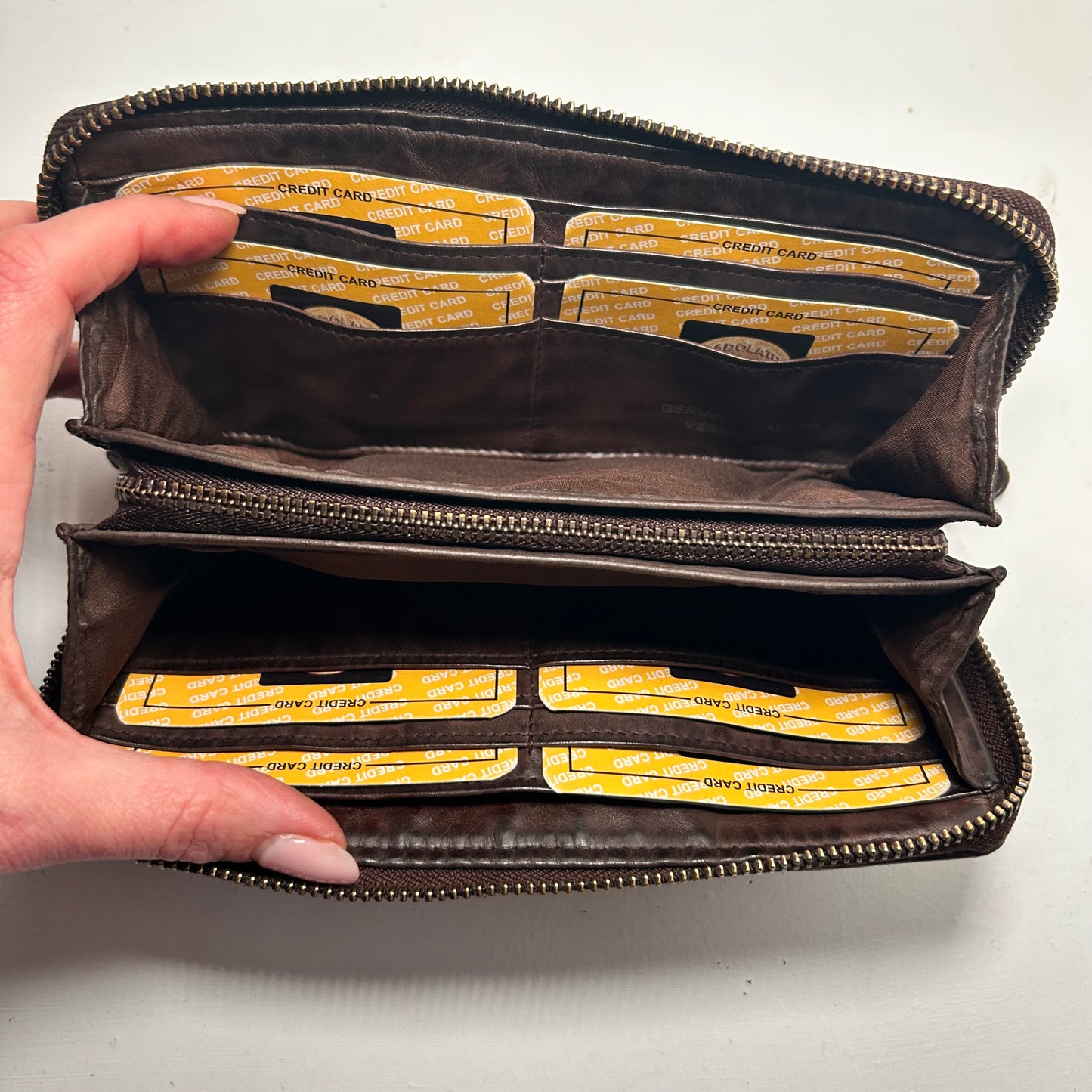 Woven Leather Purses Large