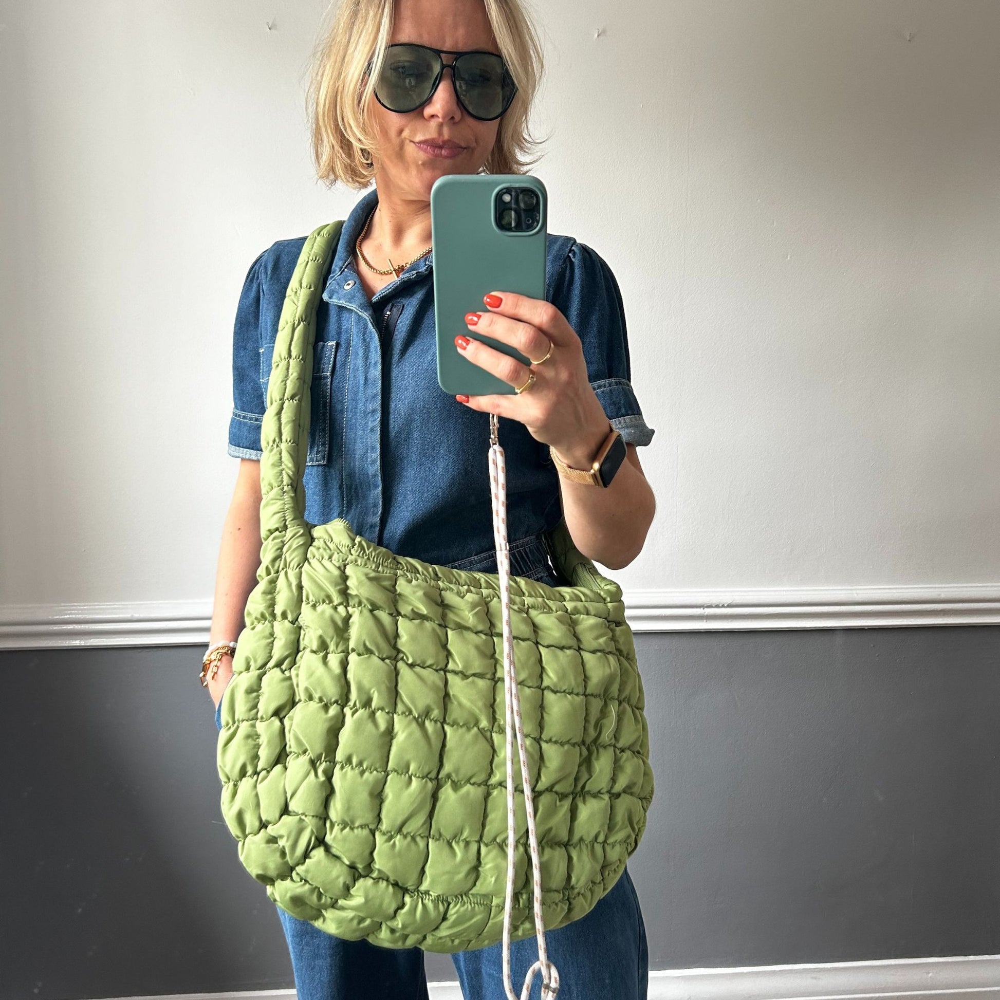 Quilted side bag discount