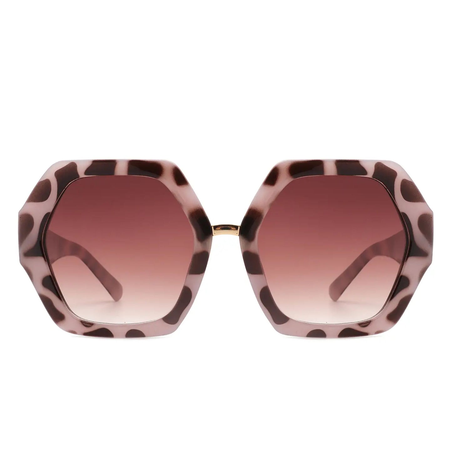 Hexagonal Oversized Ladies Sunglasses