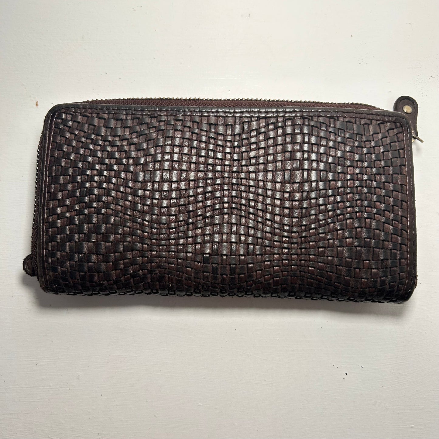 Woven Leather Purses Large