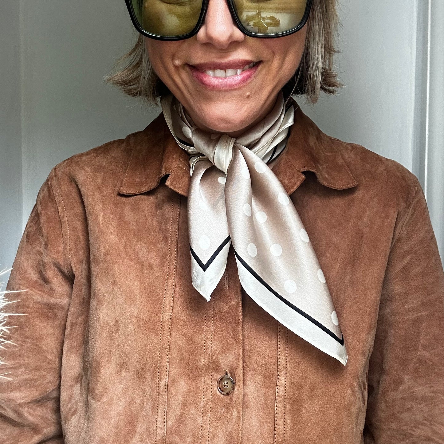 Spotted Silk Scarves