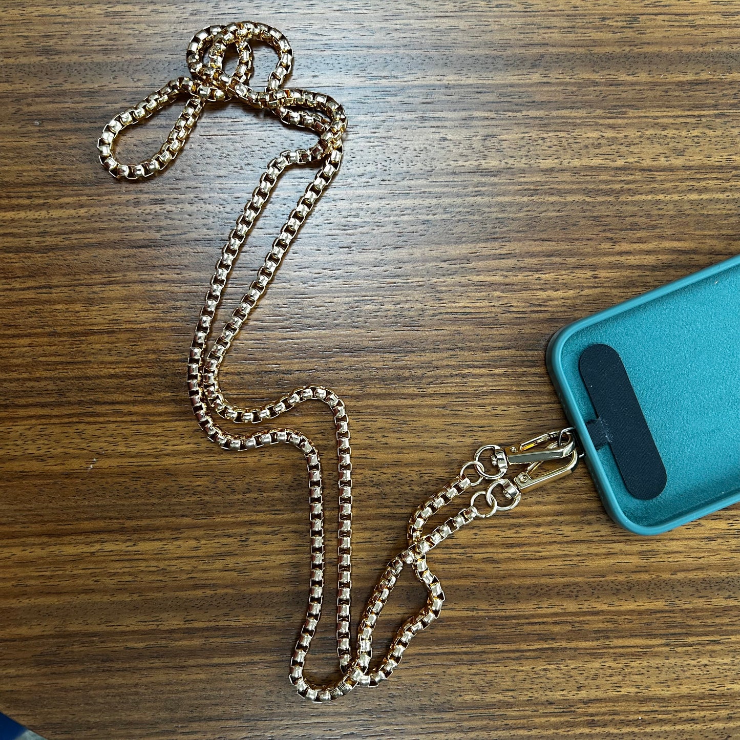 Gold Chain Mobile Phone Lanyard