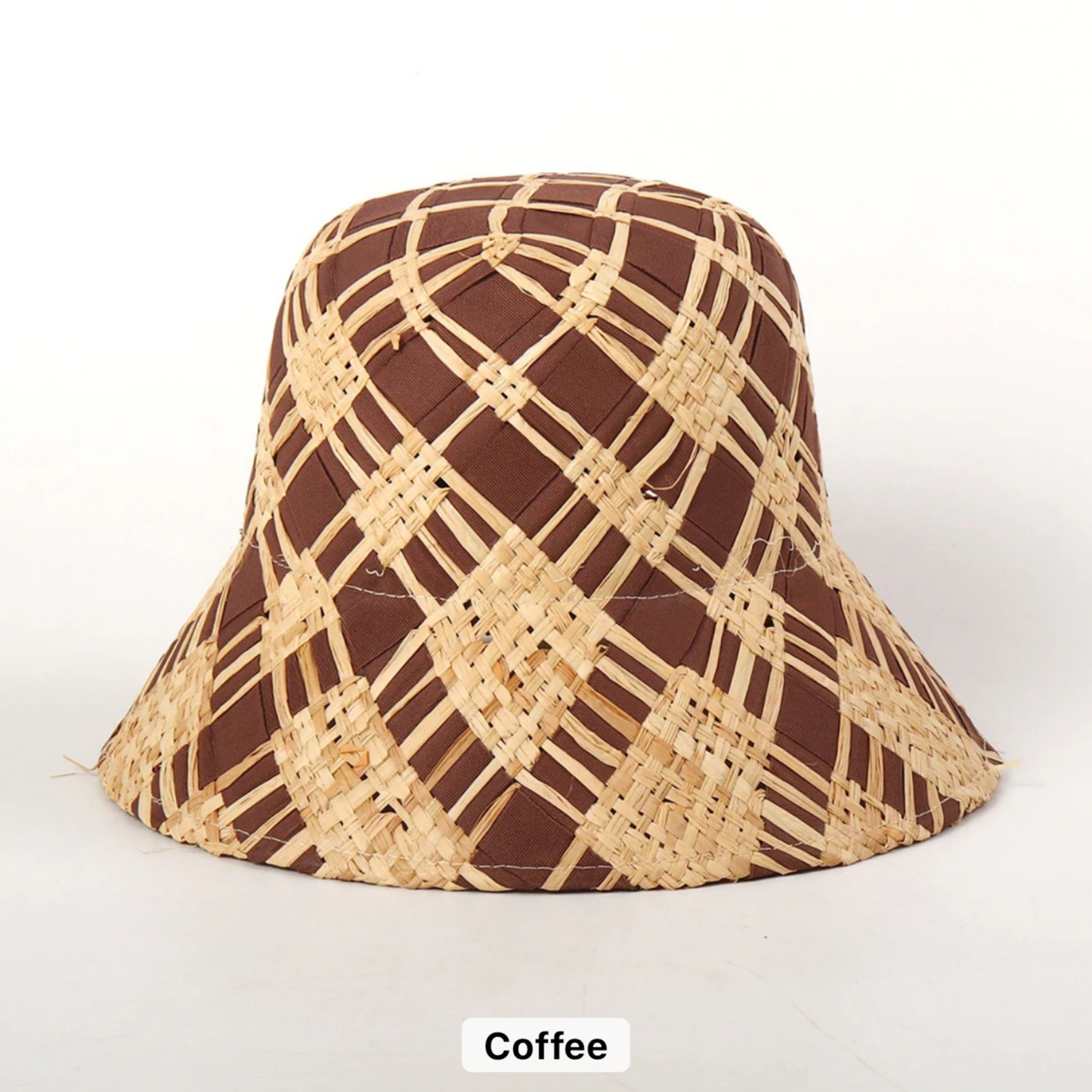 Raffia Woven Bucket Hat