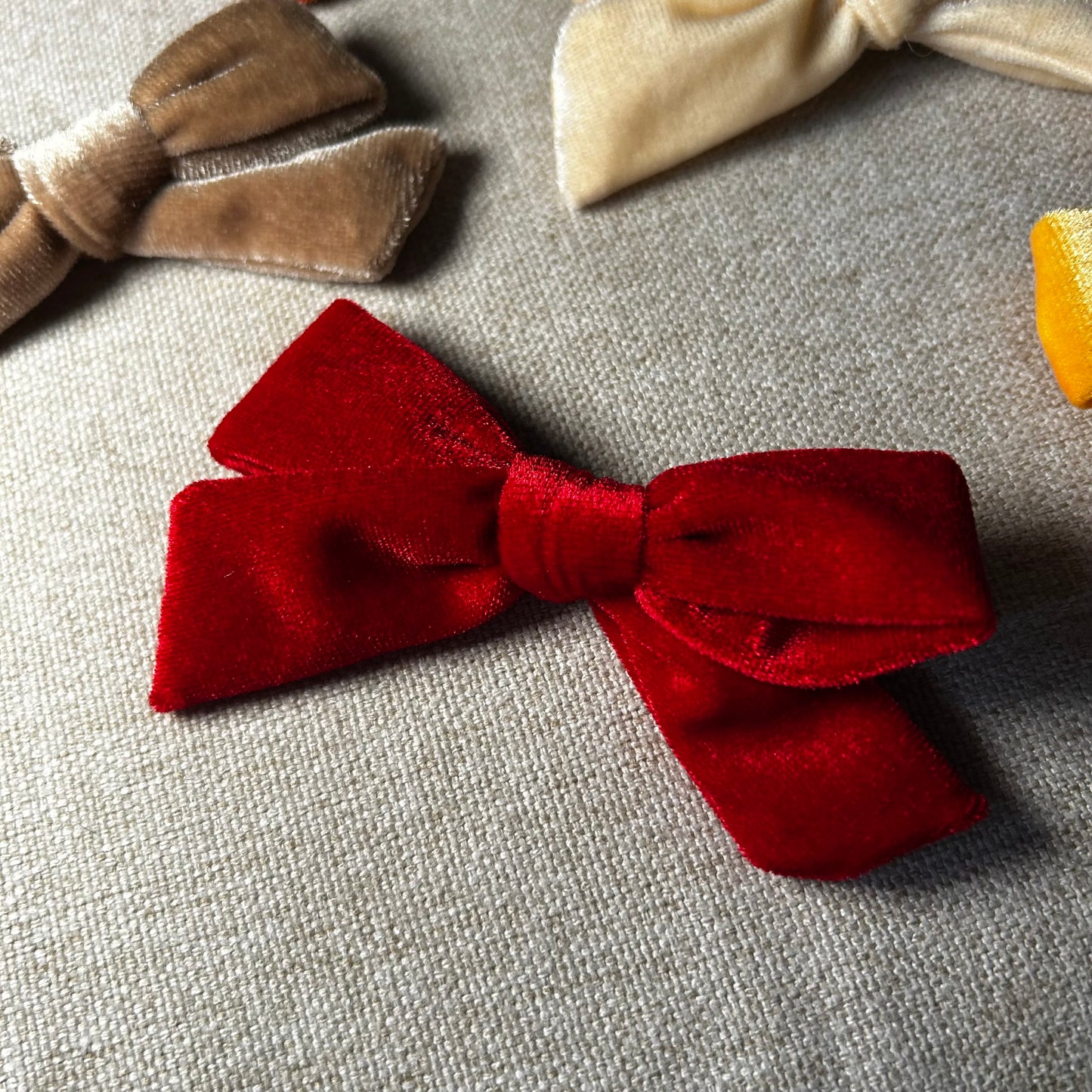 Velvet Bow Brooches