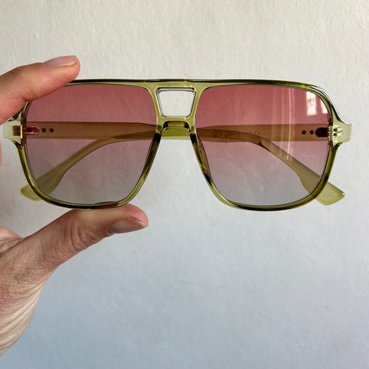 Green & Pink Aviators