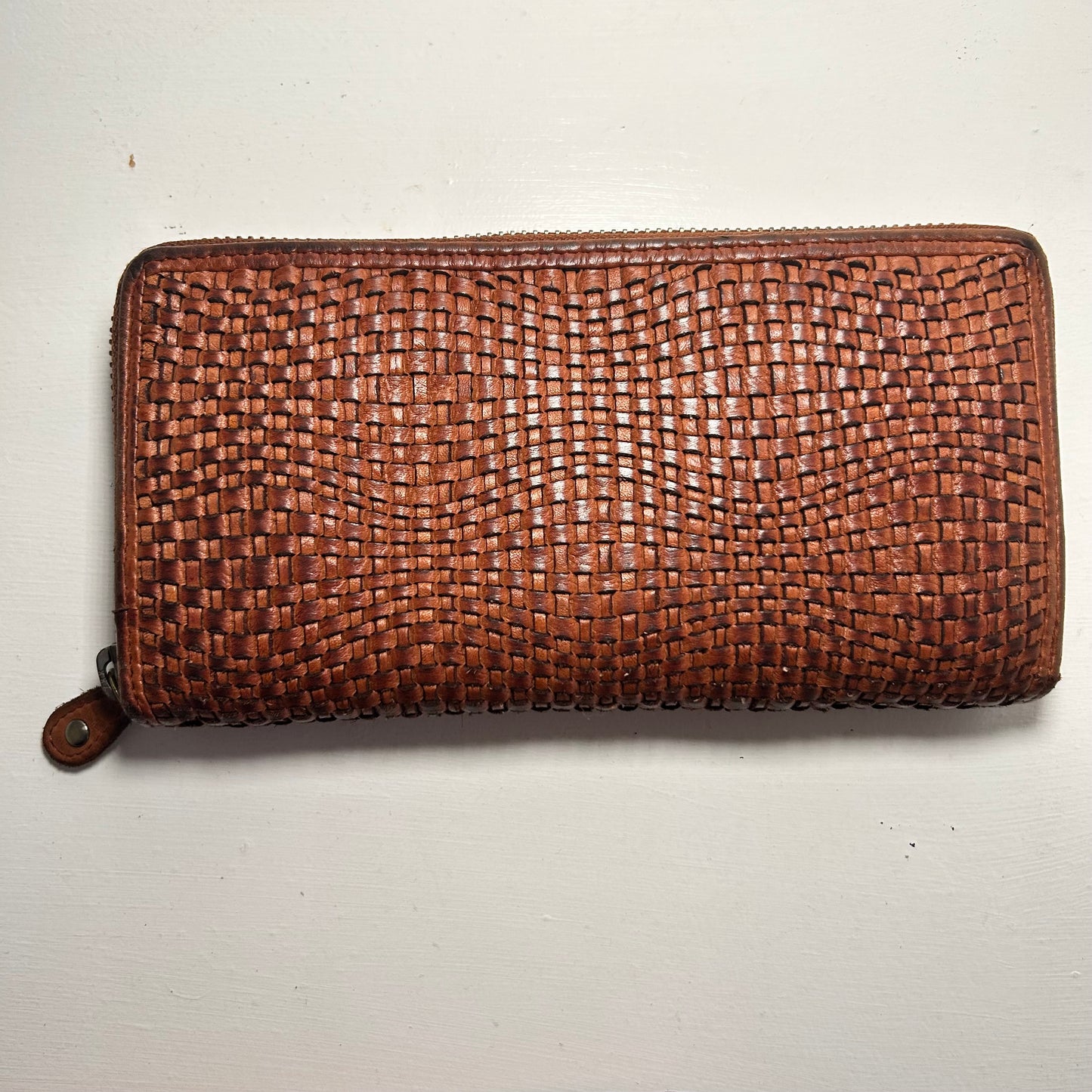 Woven Leather Purses Large