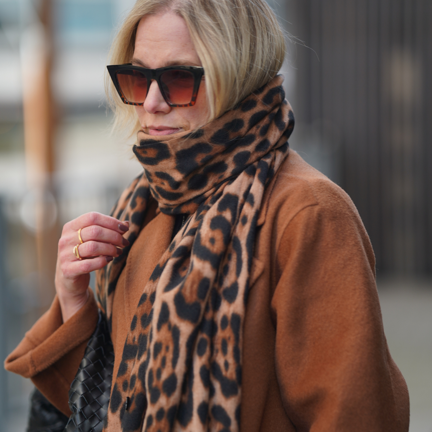 Leopard Print Scarf