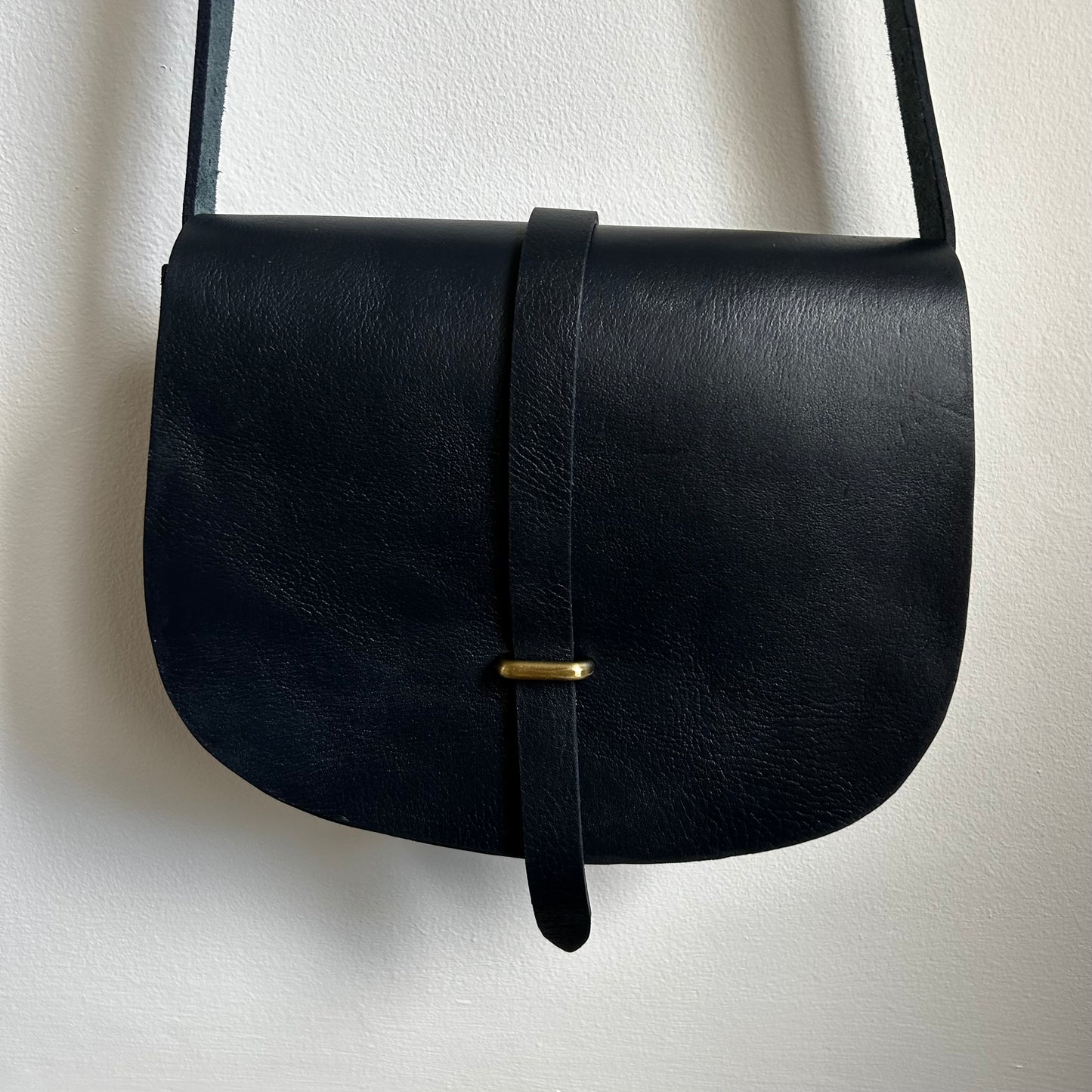 Looped Leather Saddle Bags