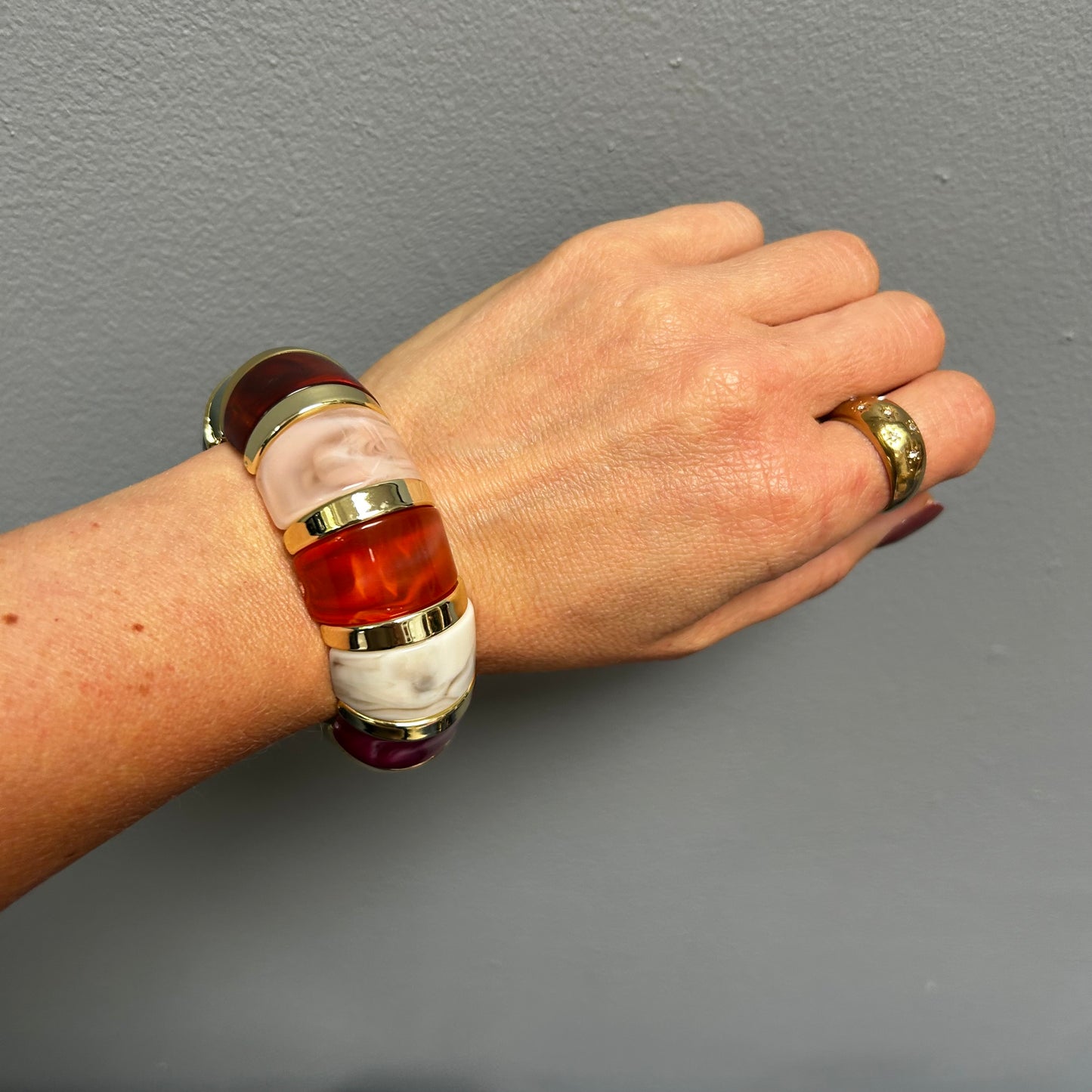 Acrylic Retro Bangles